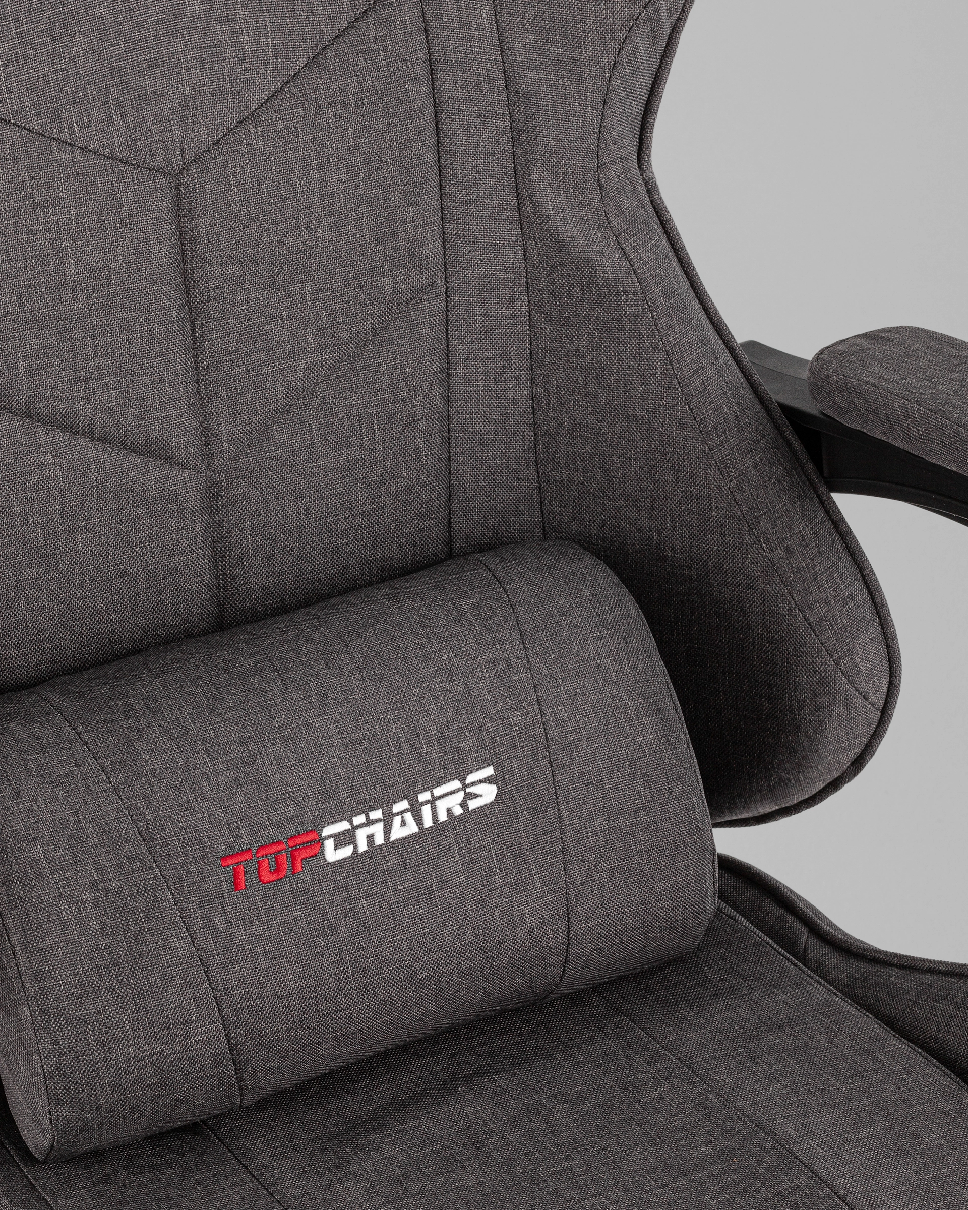 Кресло спортивное TopChairs MG-7036 ткань серый