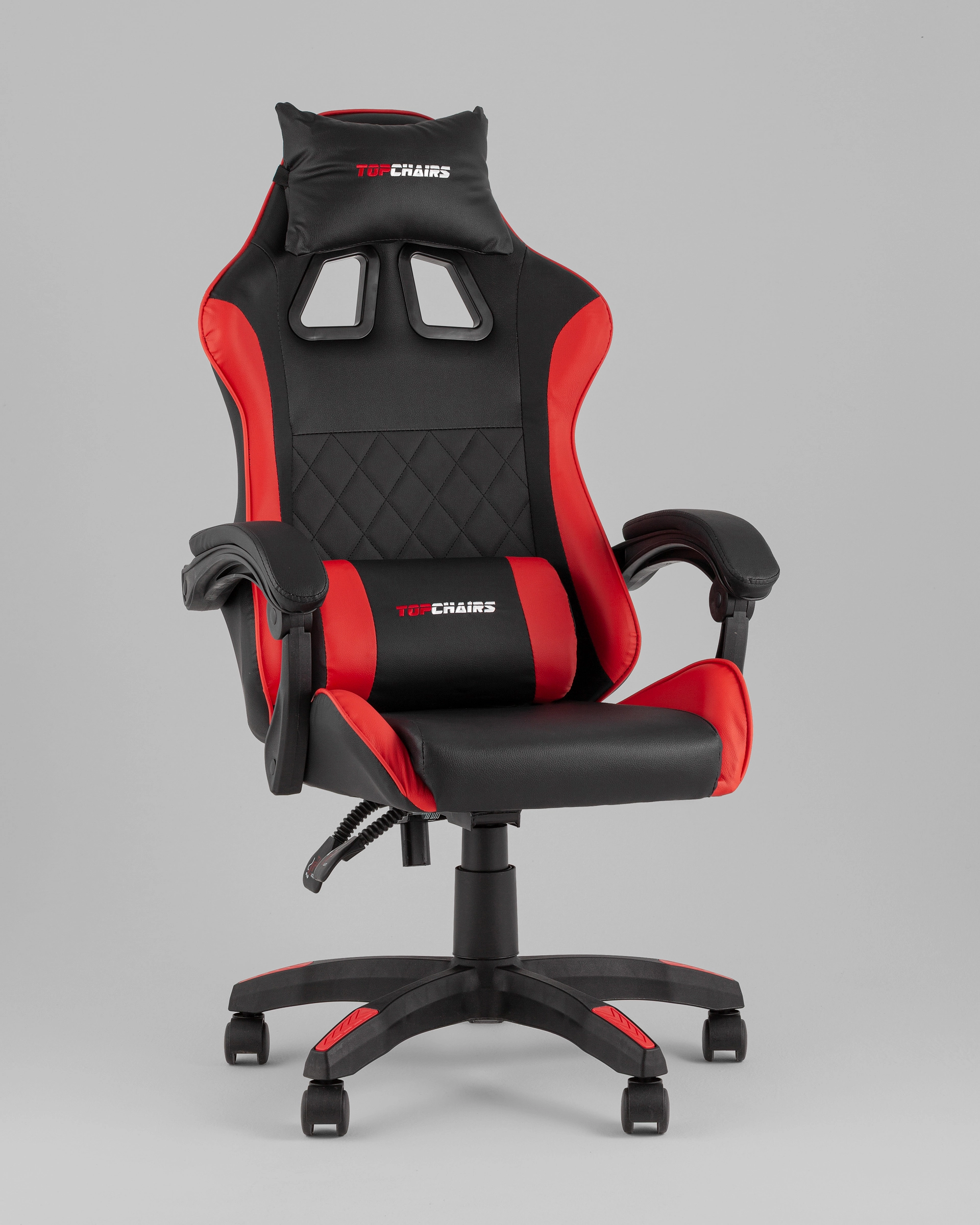 Кресло спортивное TopChairs MG-7043 черно-красный