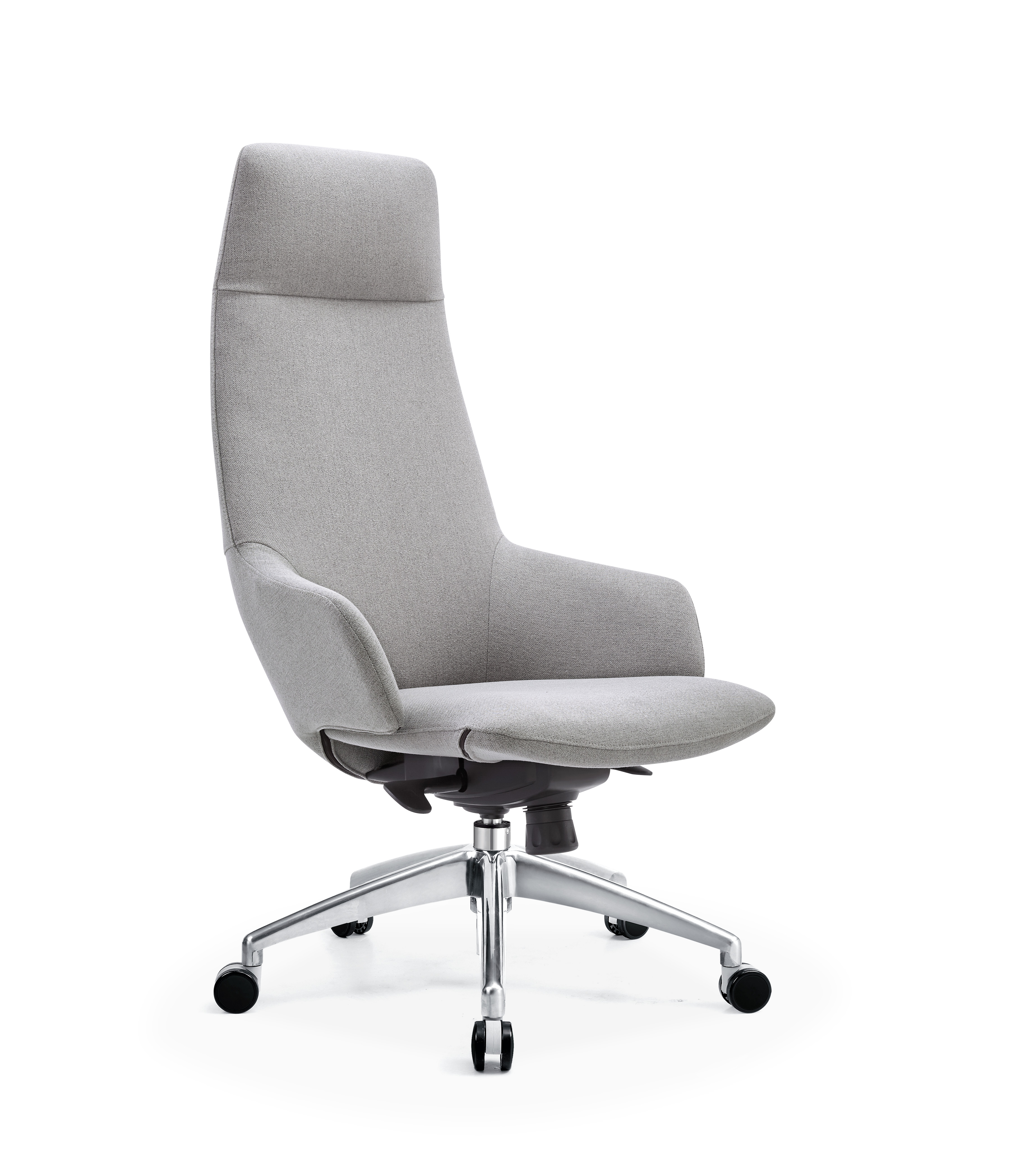 Кресло руководителя TopChairs Bow в ткани серый