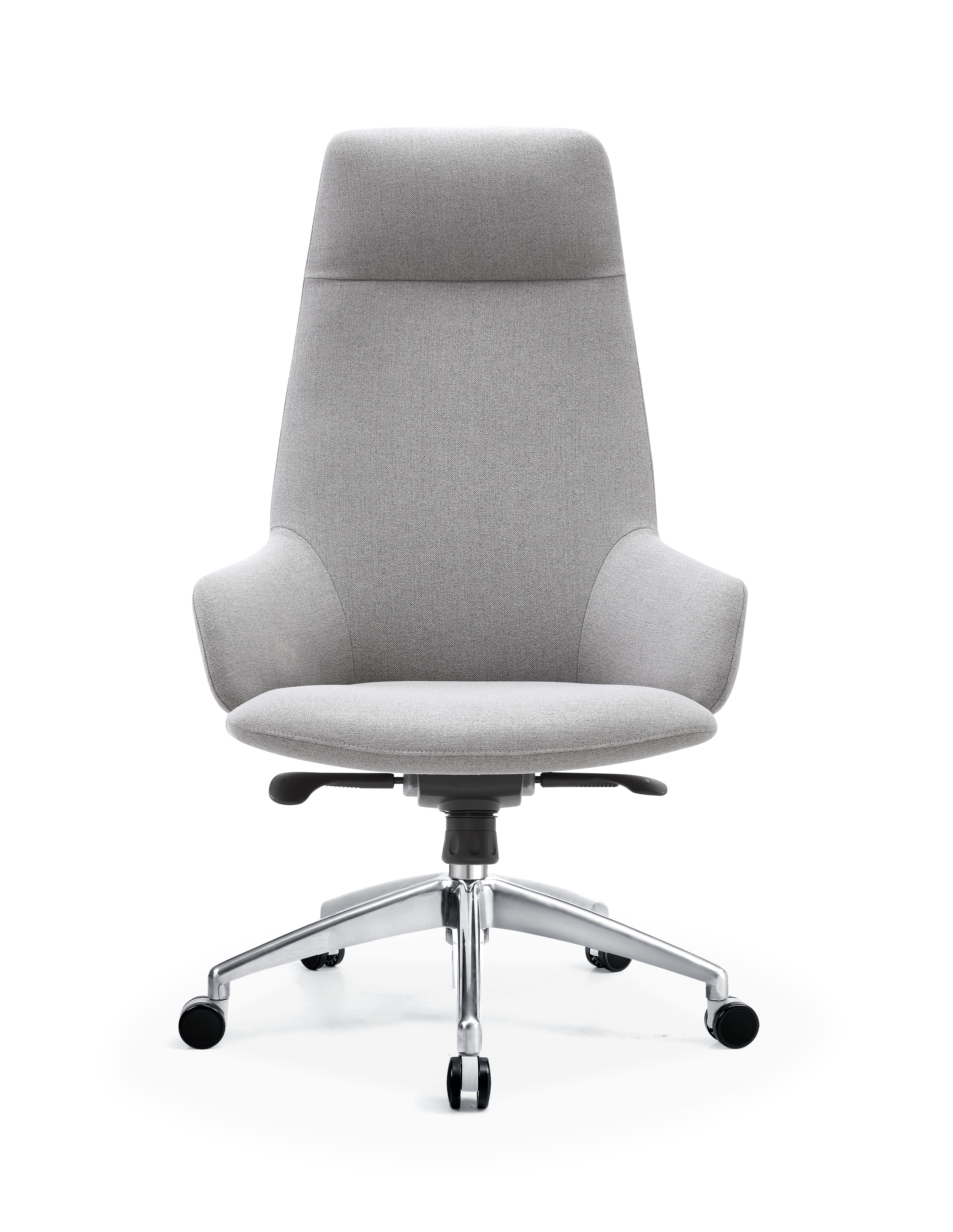 Кресло руководителя TopChairs Bow в ткани серый