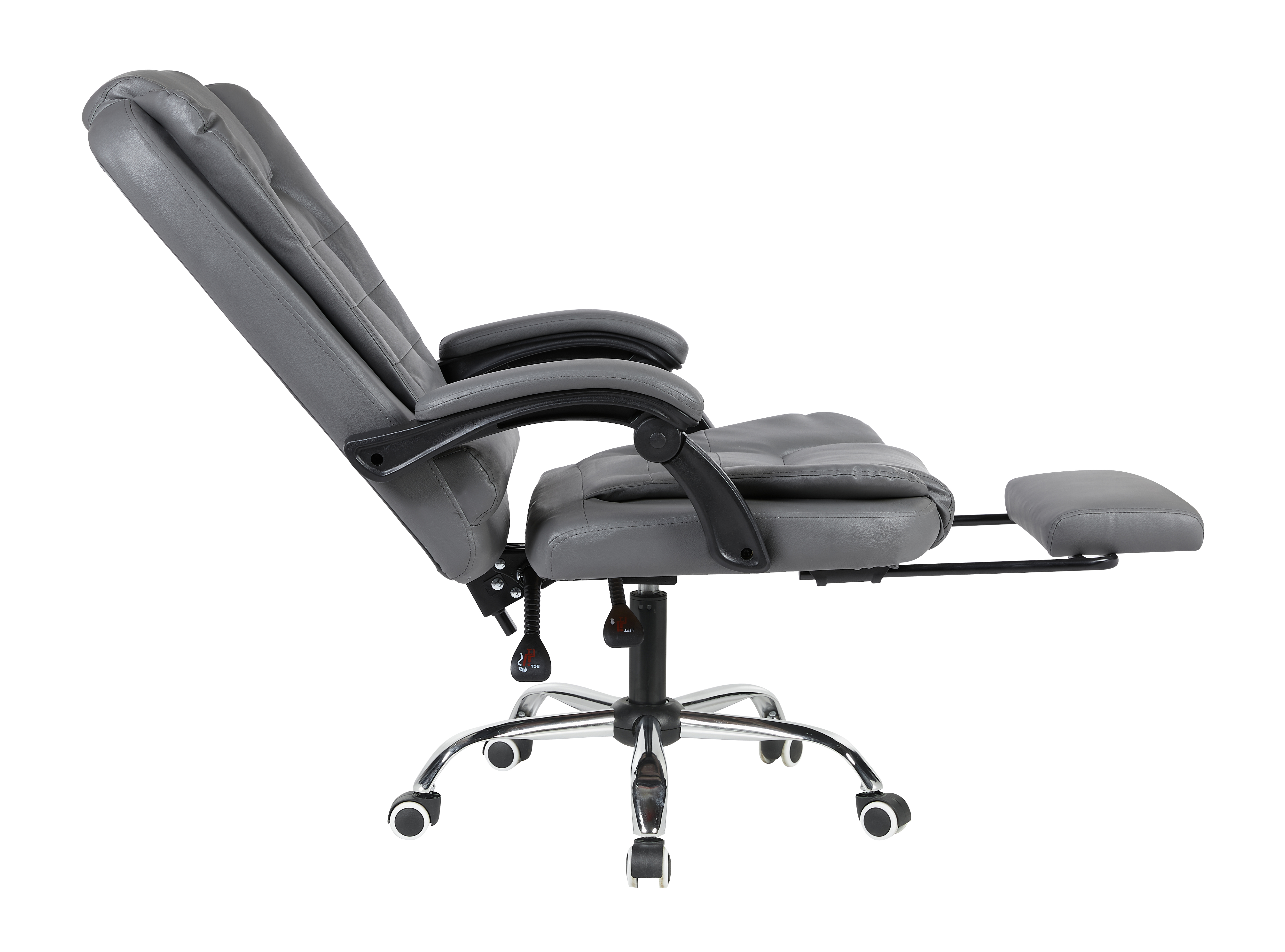 Кресло руководителя TopChairs President NEW серое