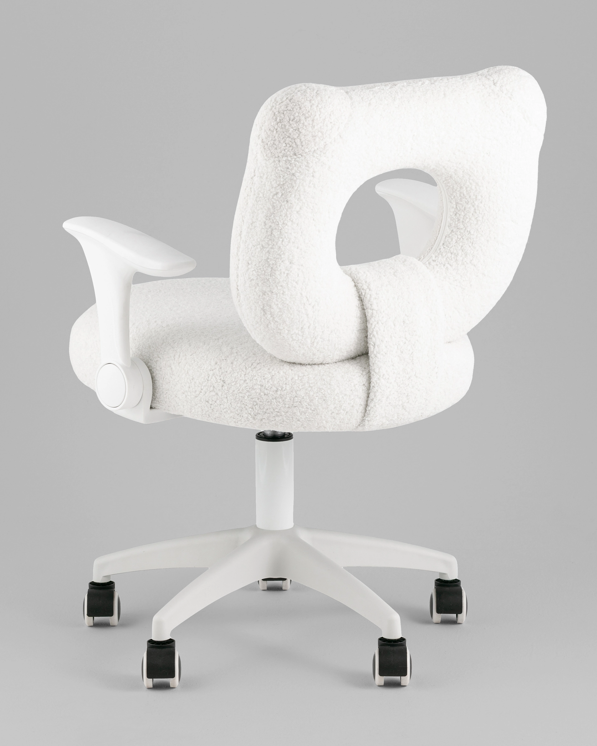 Кресло детское TopChairs Umi белый тедди
