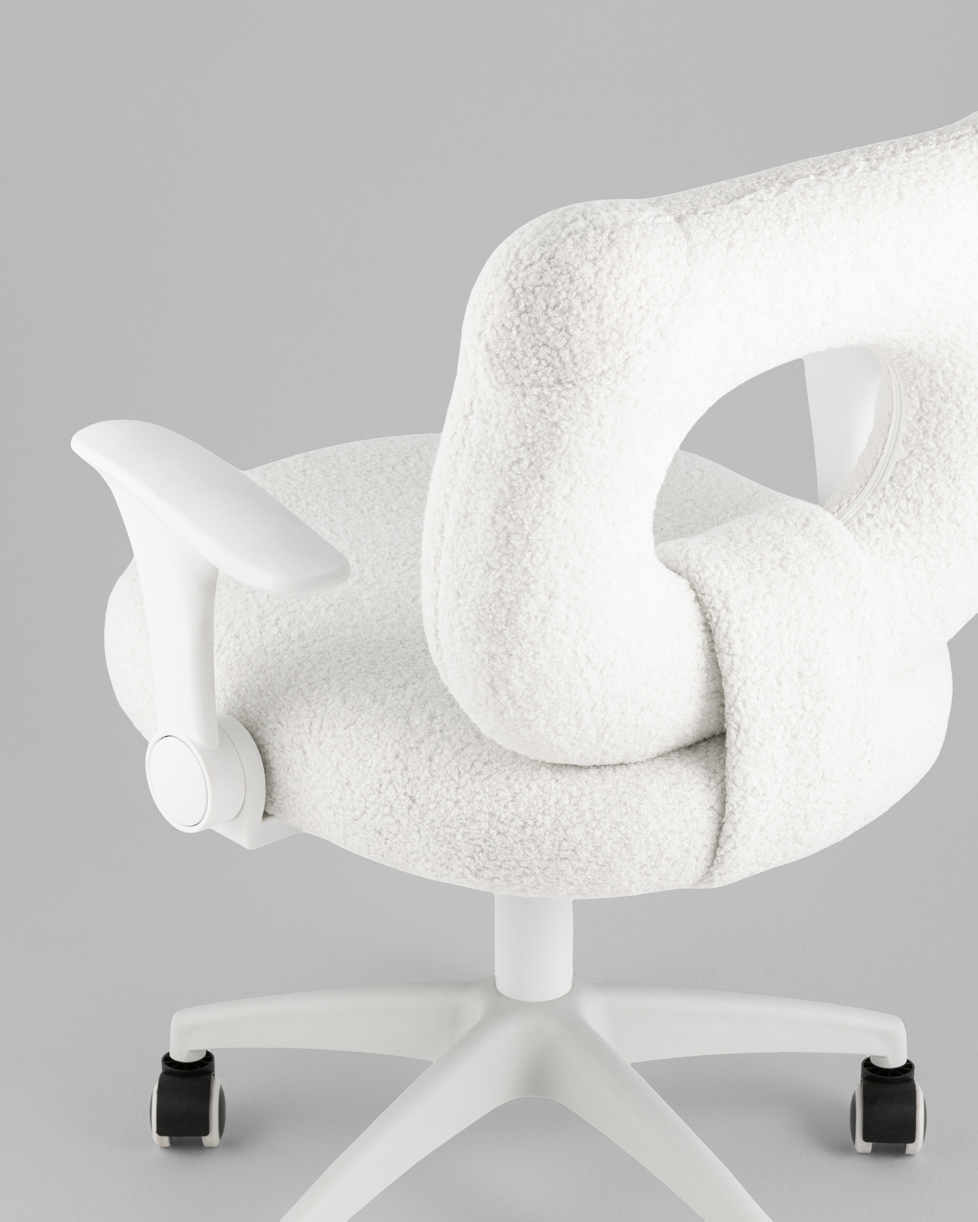 Кресло TopChairs 2590 белый тедди