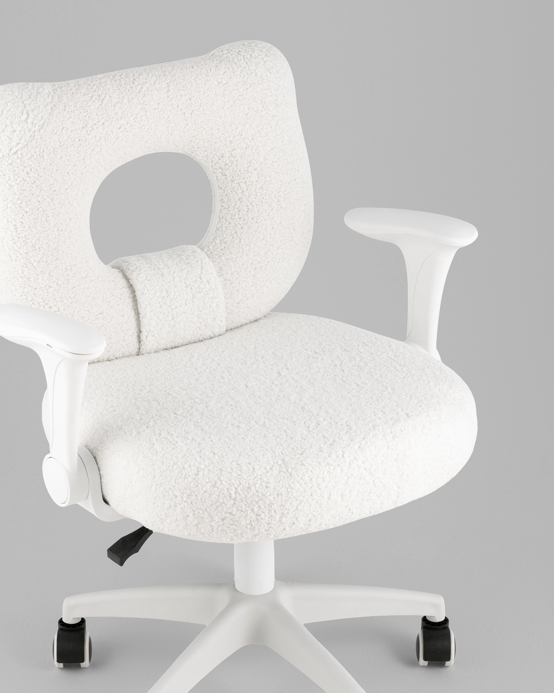 Кресло детское TopChairs Umi белый тедди