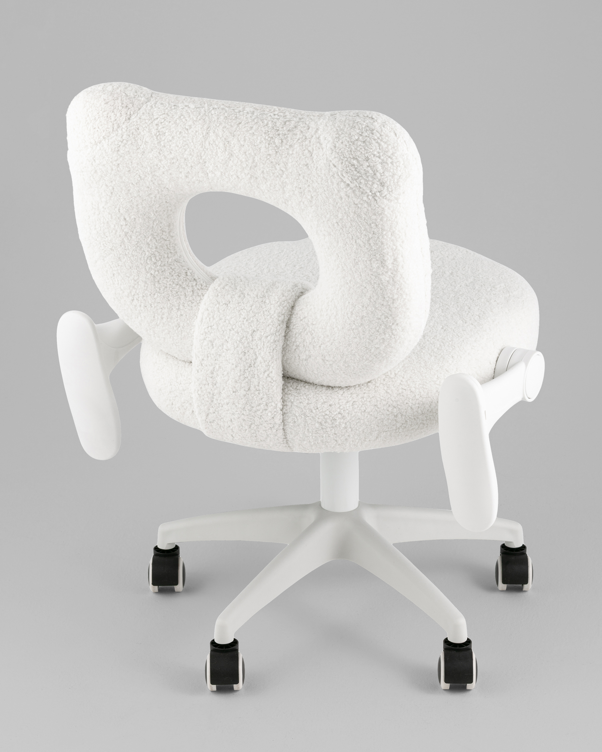 Кресло TopChairs 2590 белый тедди