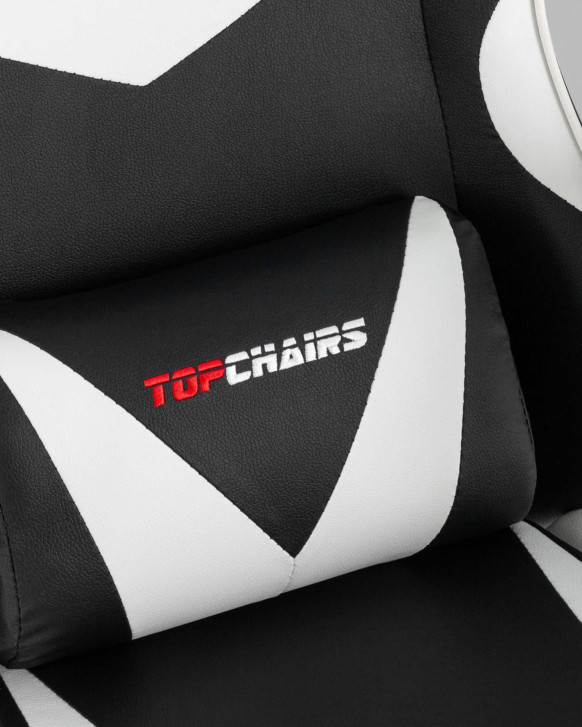 Кресло спортивное TopChairs MG-7019 черно-белый
