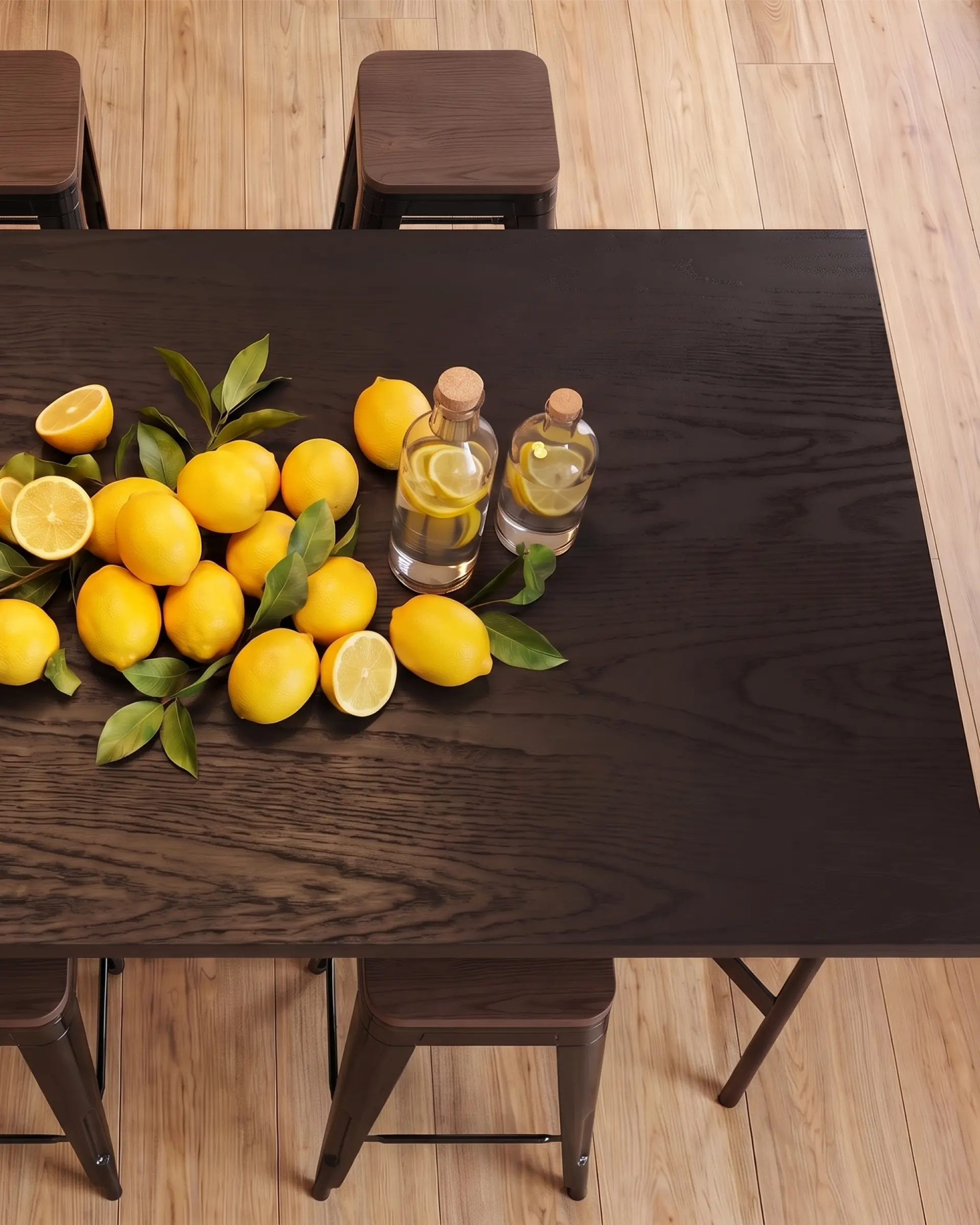 Стол барный Knobb 120*60 черный