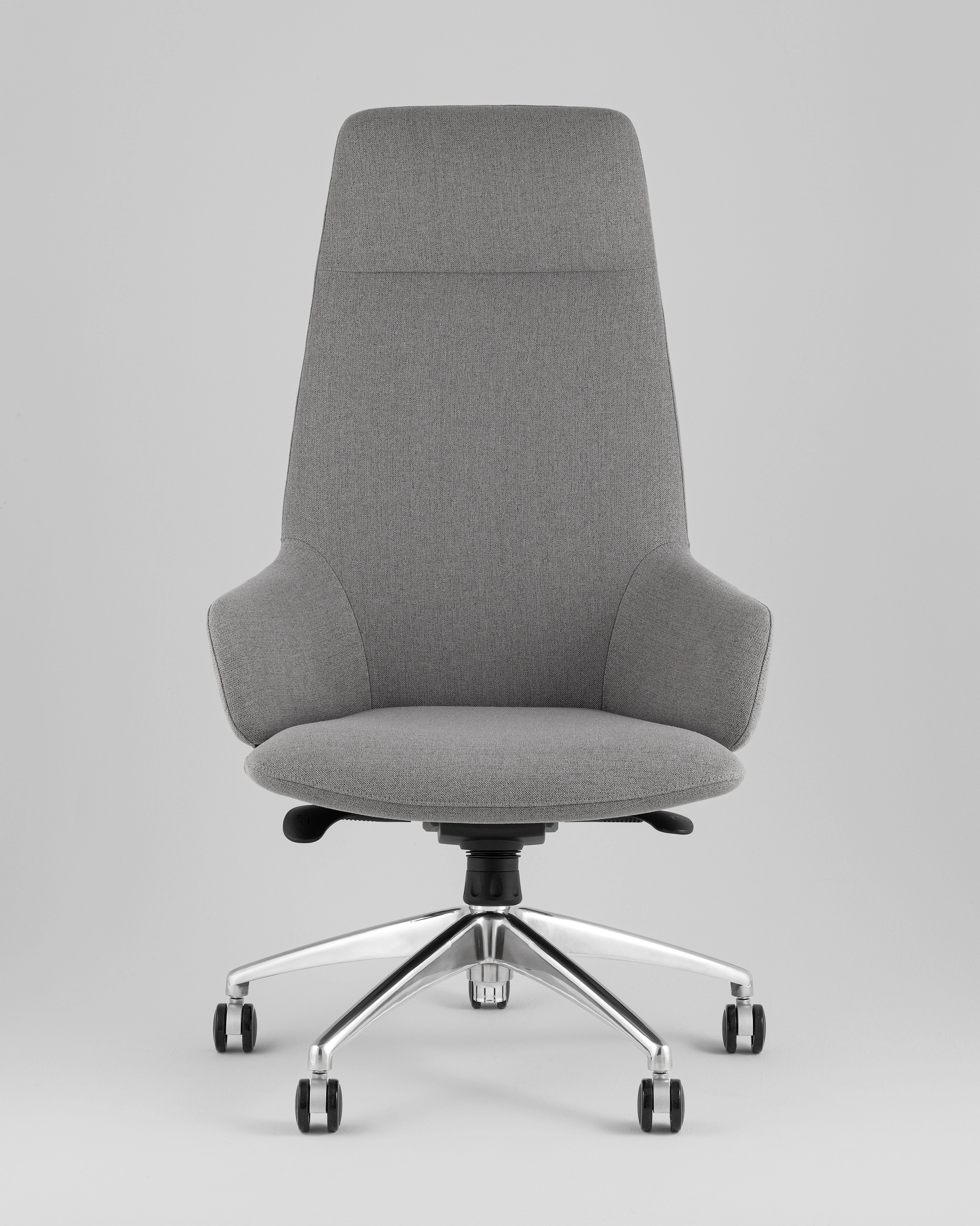 Кресло руководителя TopChairs Bow в ткани серый