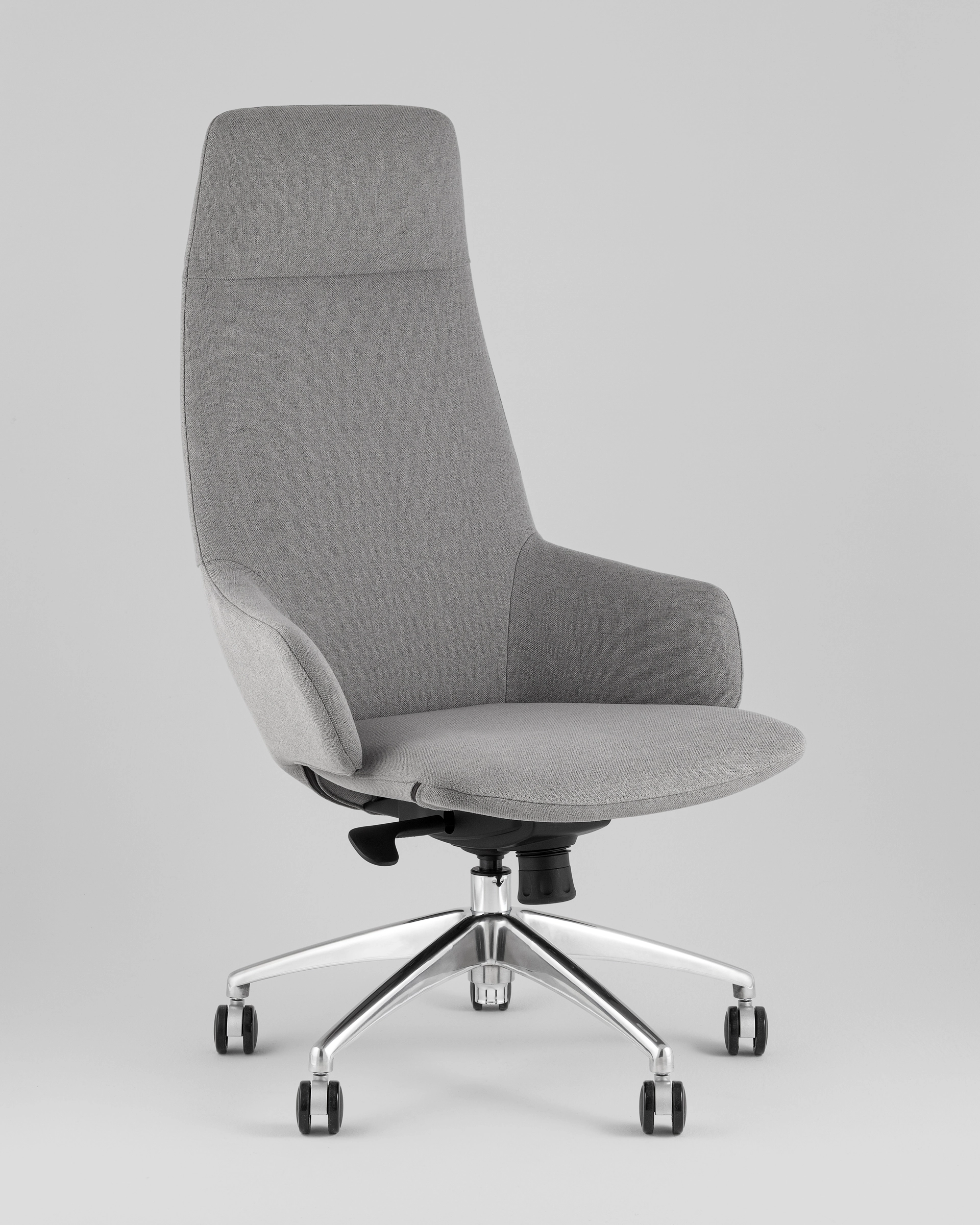 Кресло руководителя TopChairs Bow в ткани серый