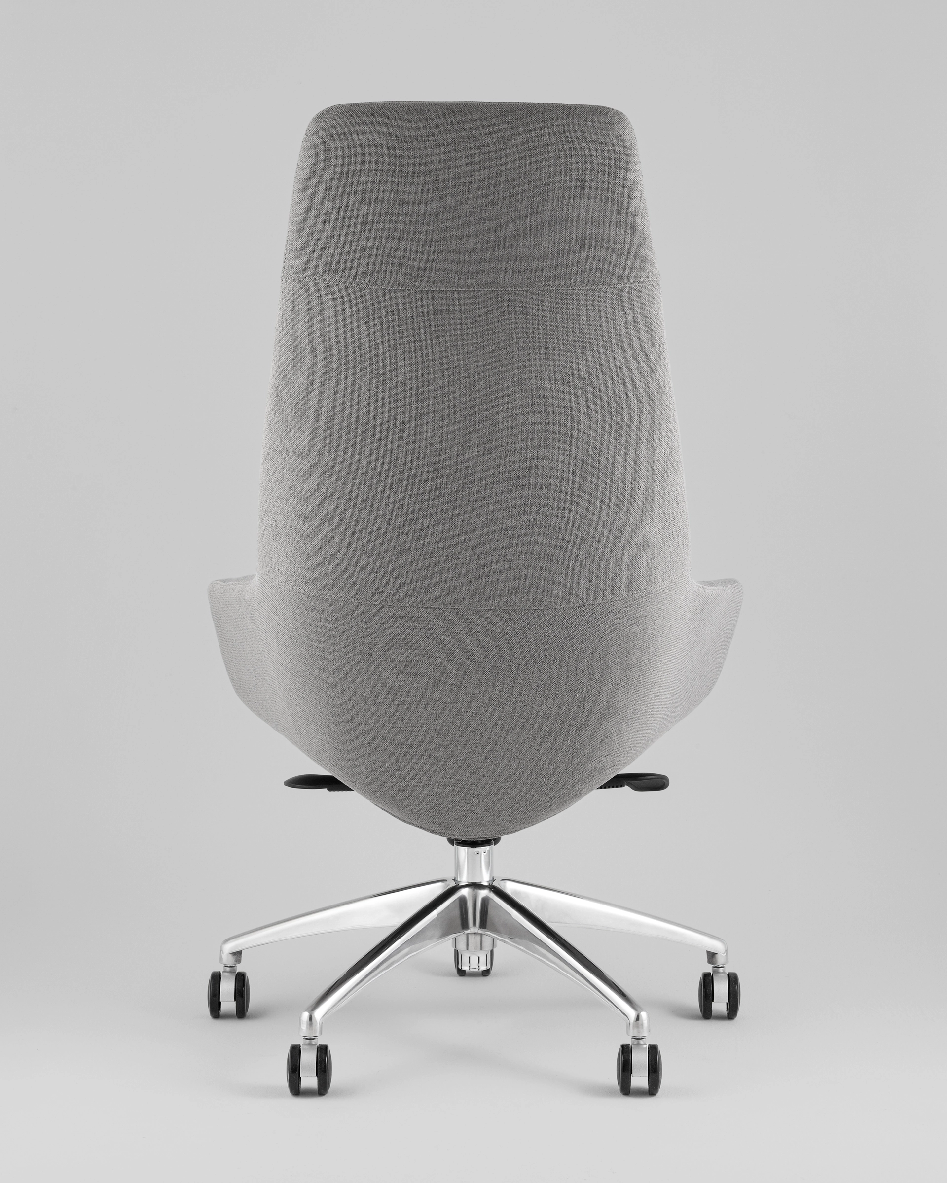 Кресло руководителя TopChairs Bow в ткани серый