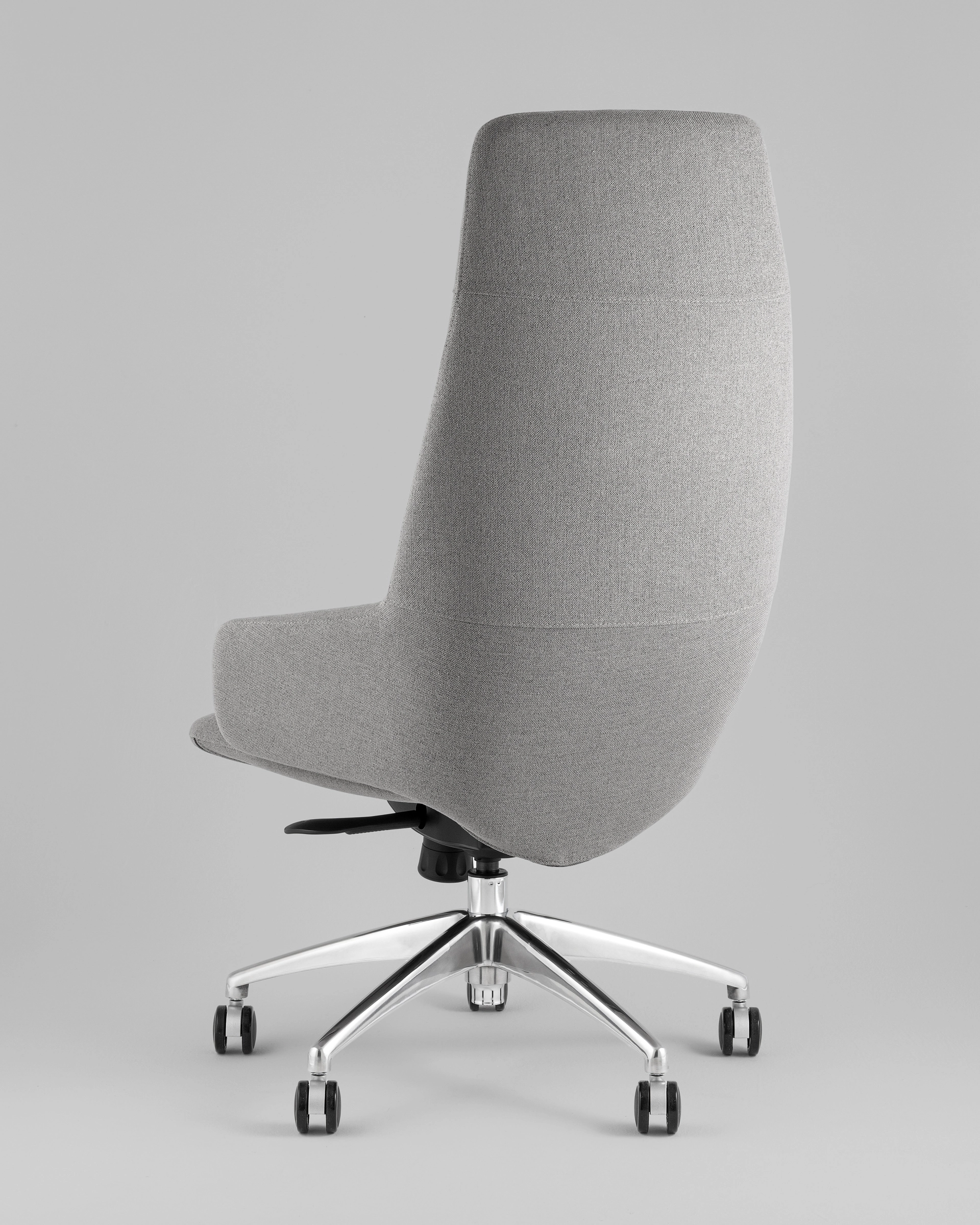 Кресло руководителя TopChairs Bow в ткани серый