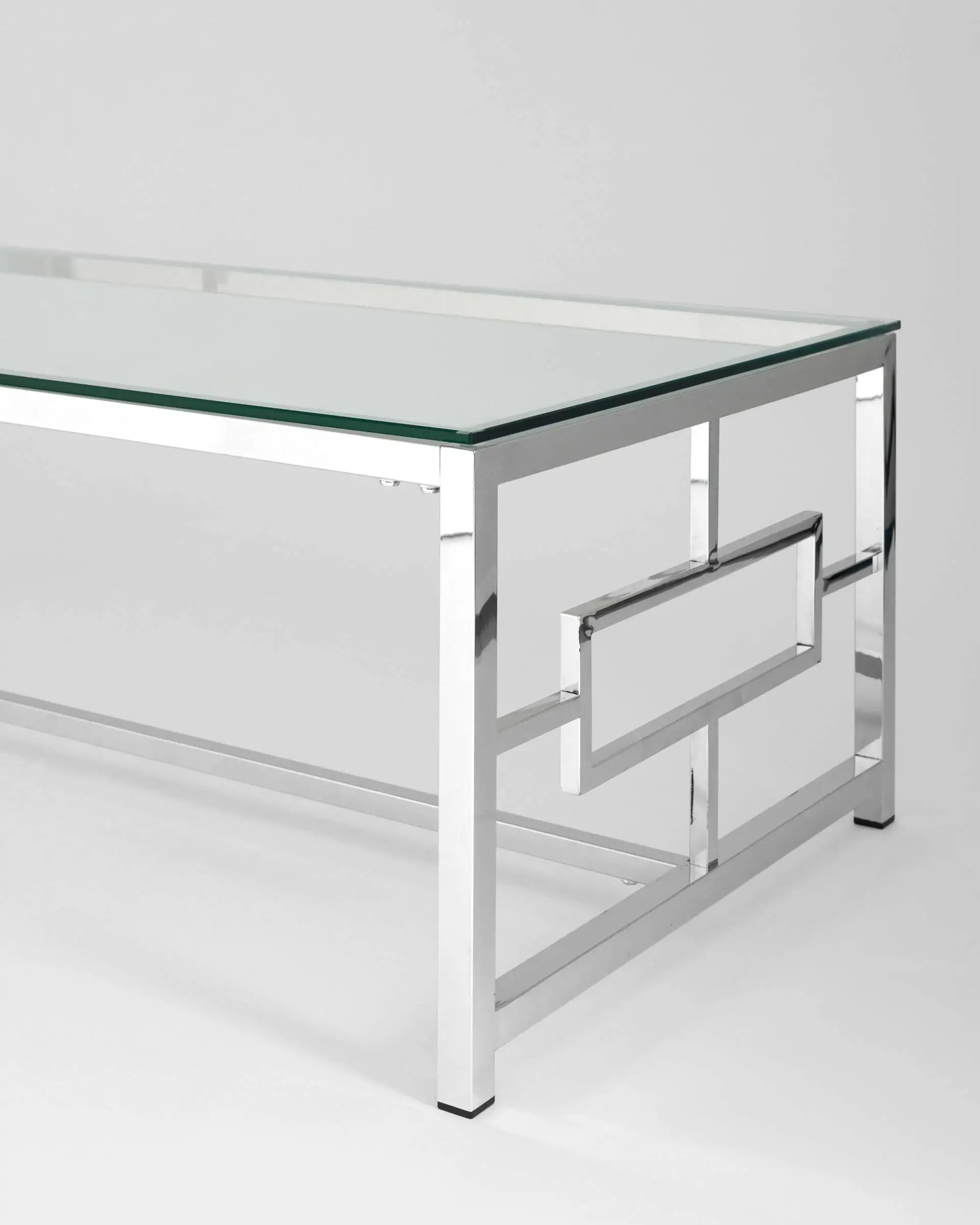 Журнальный стол 120*60 БРУКЛИН серебро