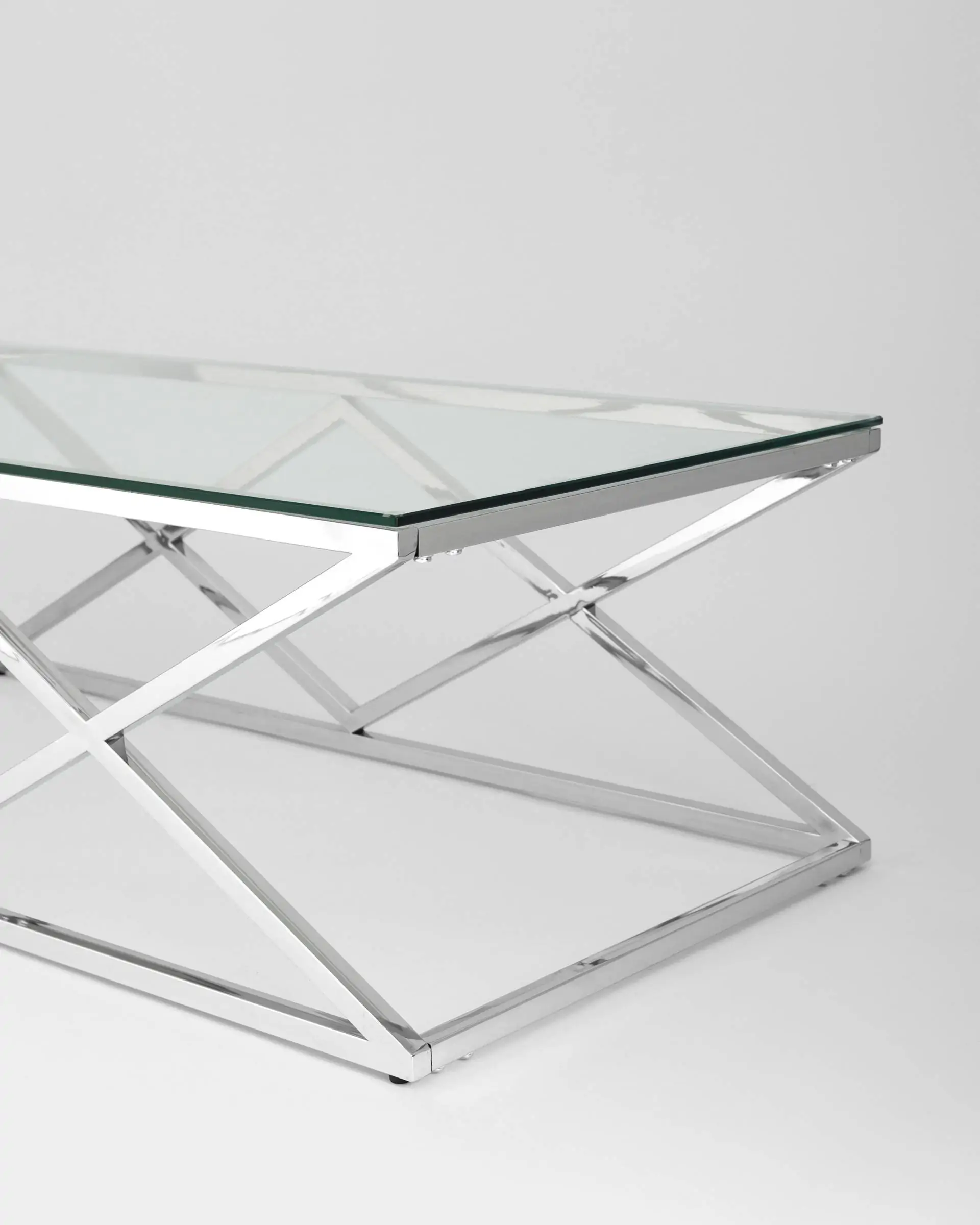 Журнальный стол 120*60 ИНСИГНИЯ серебро