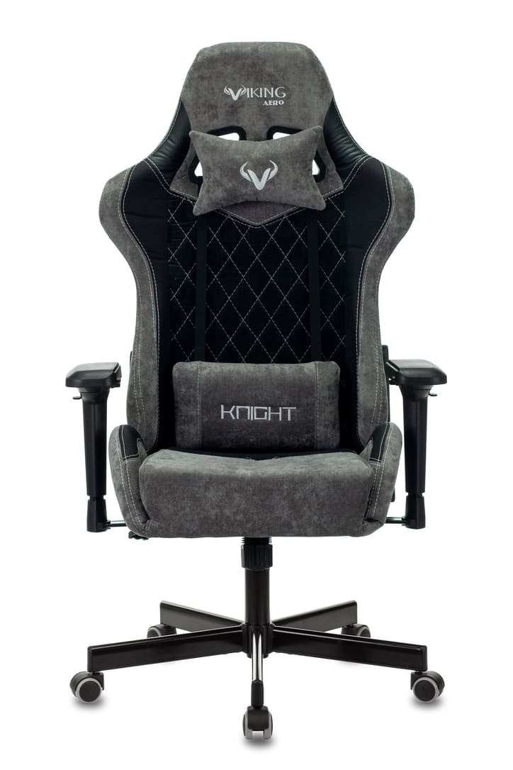 Кресло игровое бюрократ viking 6 knight b fabric черный крестовина металл