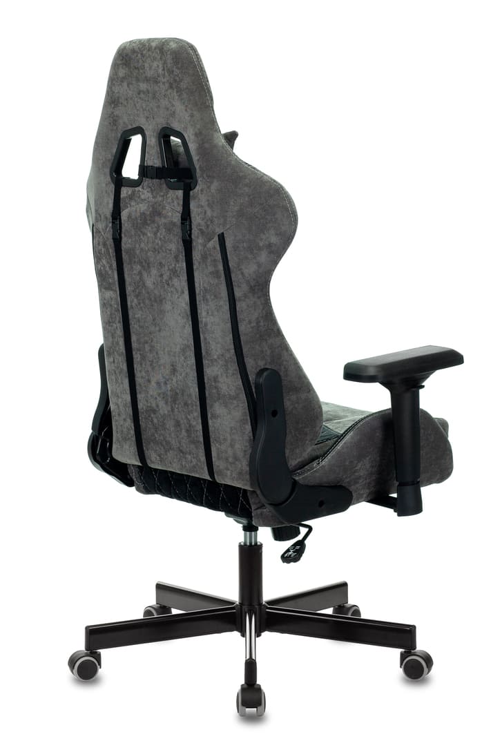 Кресло игровое бюрократ viking 6 knight b fabric черный крестовина металл