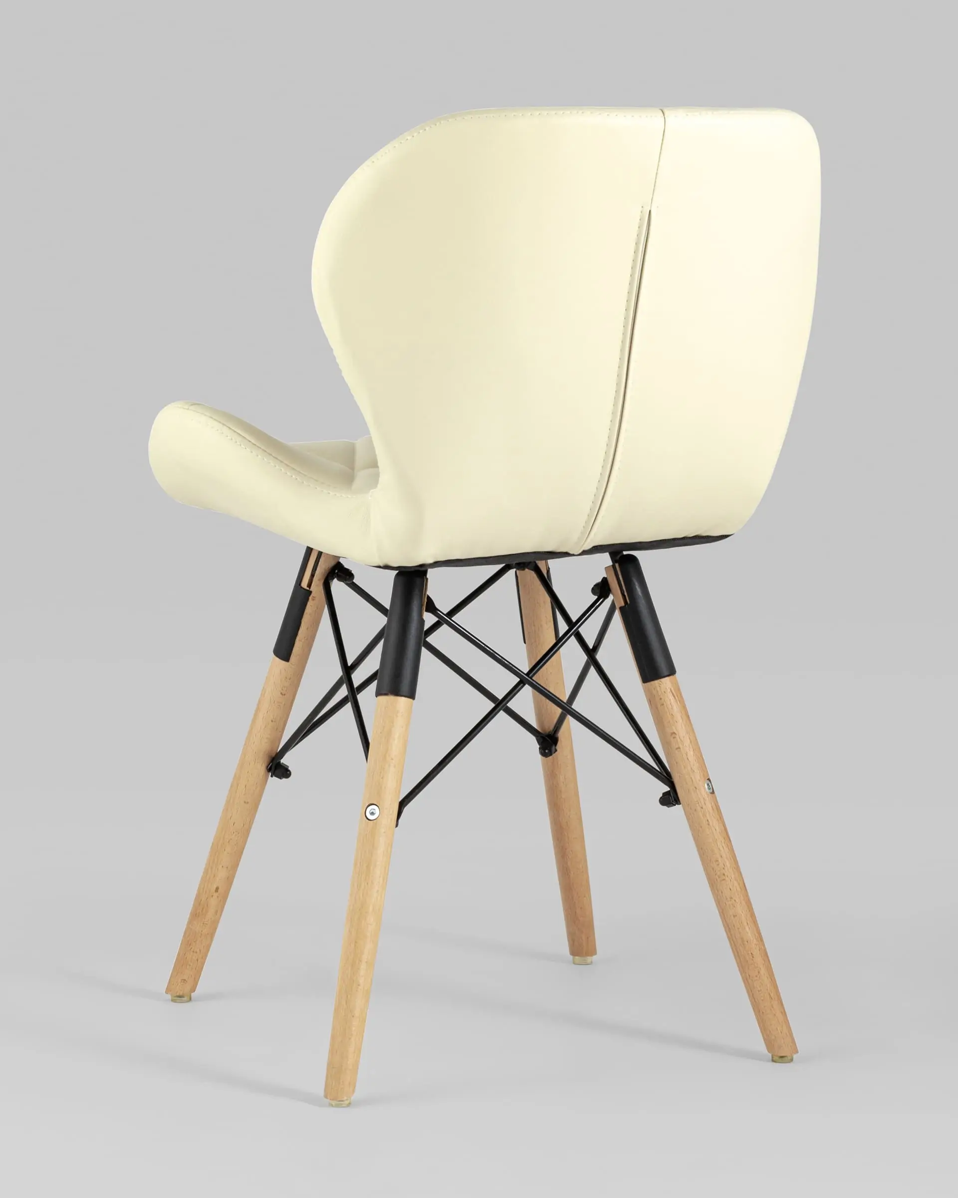 Обеденная группа стол Target 80*80, 4 стула Бон экокожа бежевый