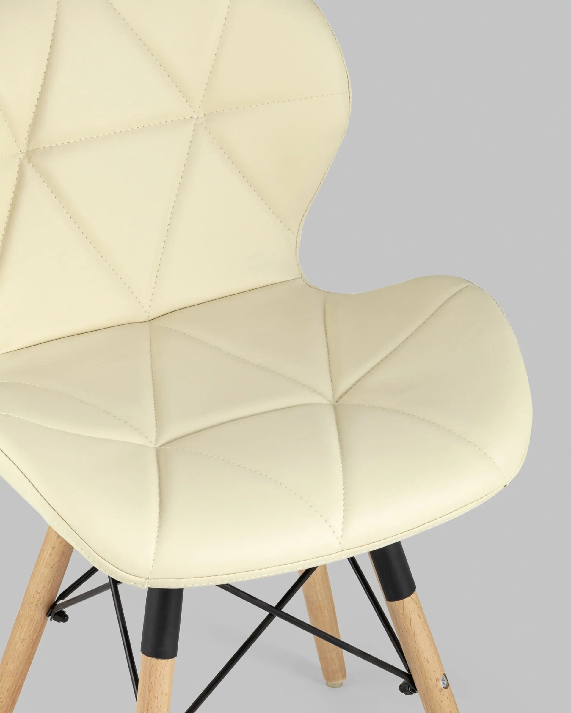 Обеденная группа стол Target 80*80, 4 стула Бон экокожа бежевый