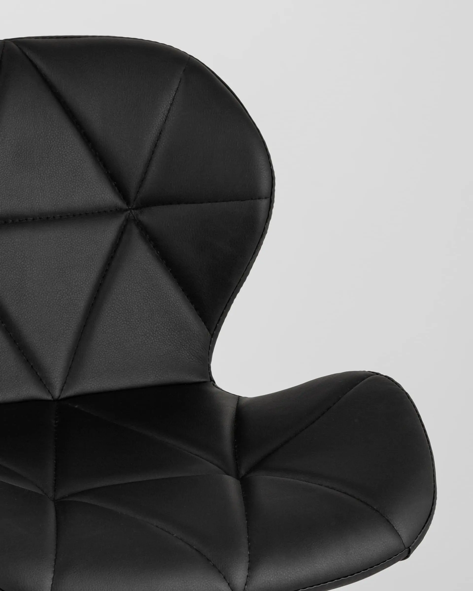 Обеденная группа стол Target 80*80, 4 стула Бон экокожа черный