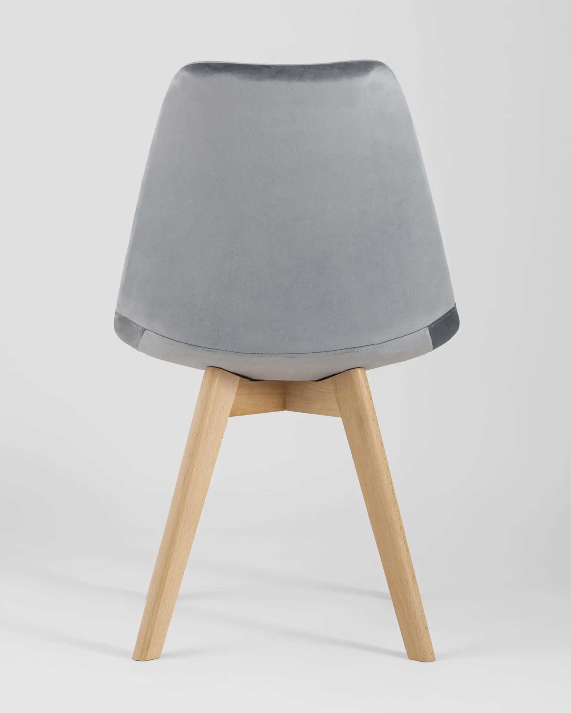 Обеденная группа стол Target 80*80, 4 стула FRANKFURT велюр серый