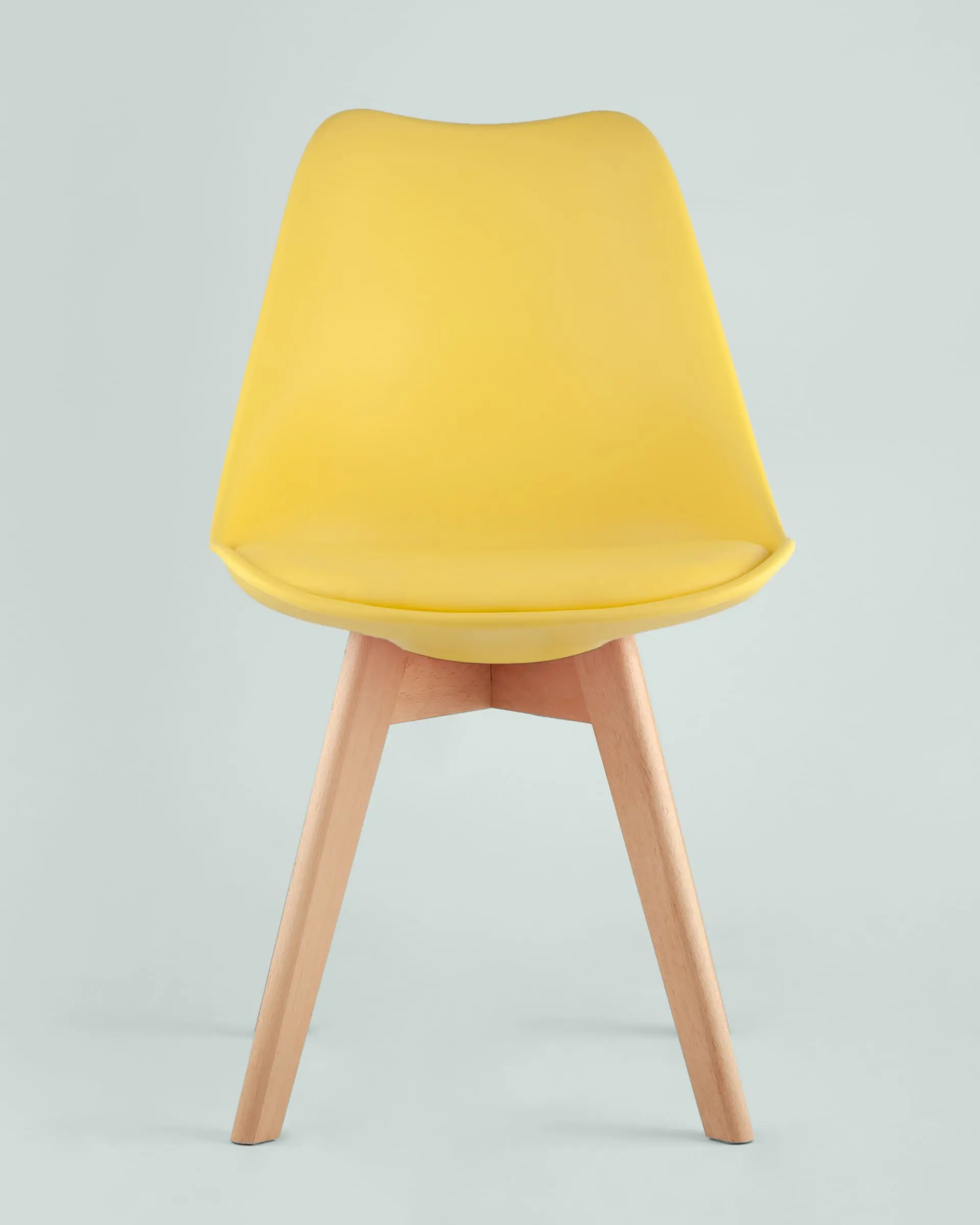 Обеденная группа стол Target 80*80, 4 стула FRANKFURT желтый