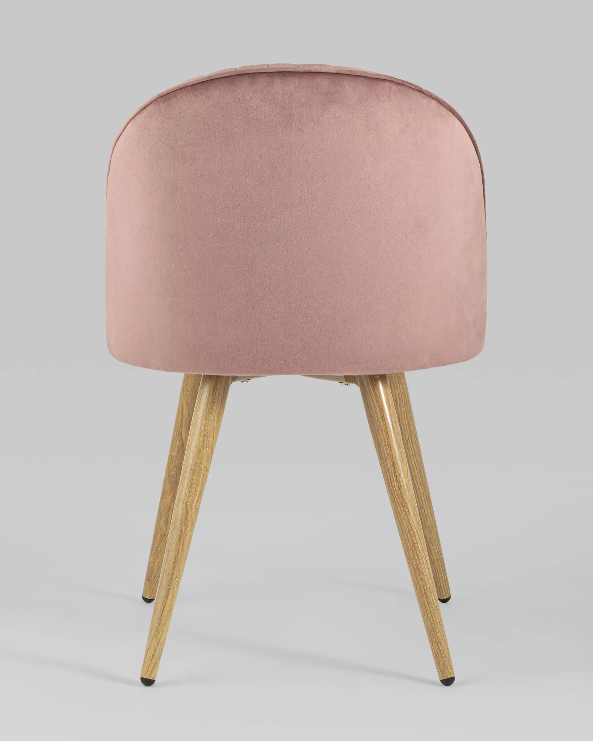 Обеденная группа стол Target 80*80, 4 стула Лион Страйпс велюр розовый