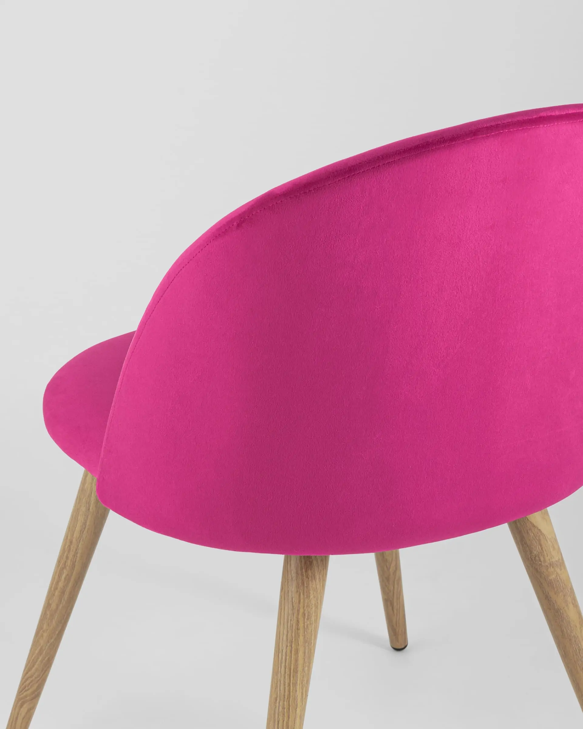 Обеденная группа стол Target 80*80, 4 стула Лион велюр розовый