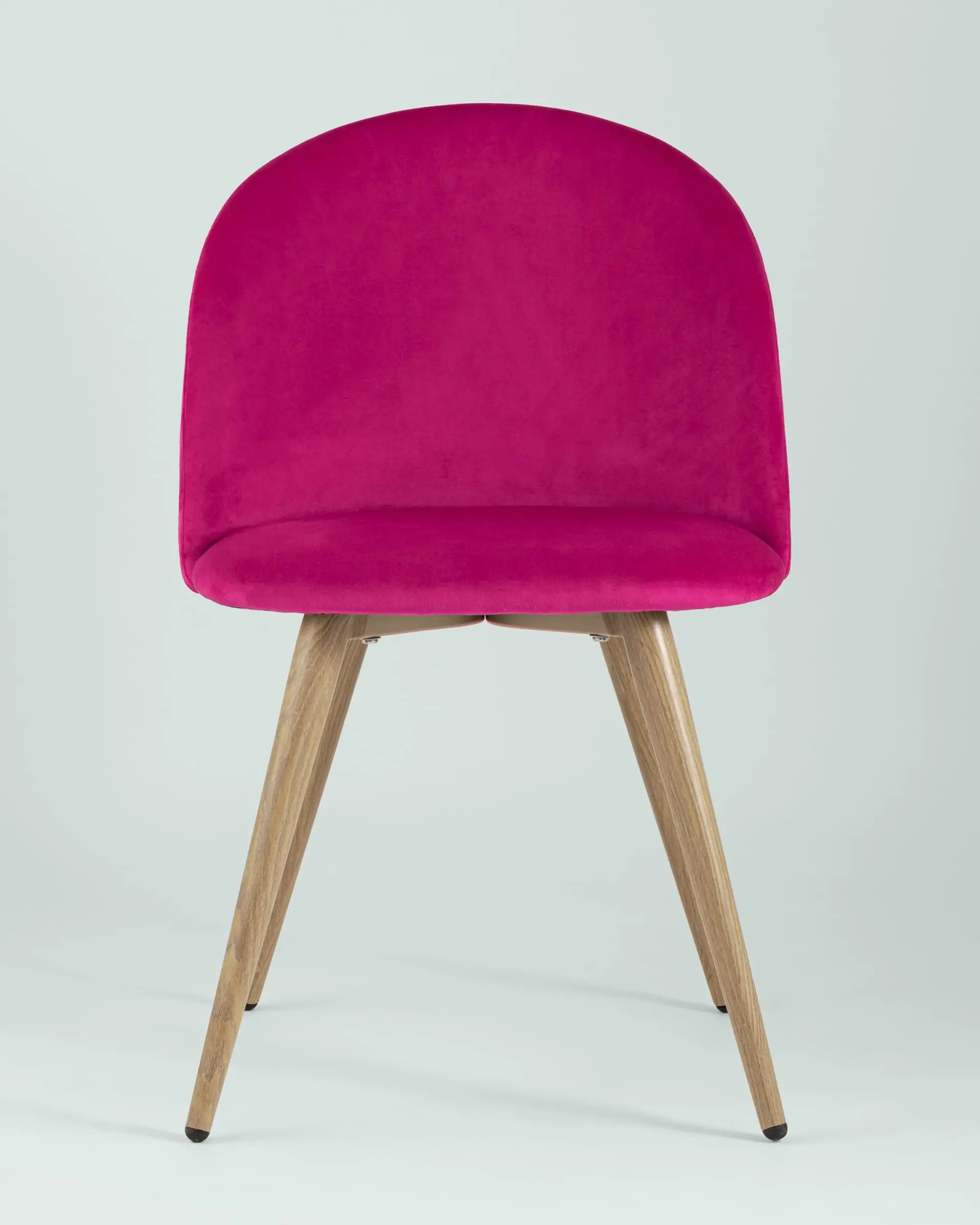 Обеденная группа стол Target 80*80, 4 стула Лион велюр розовый