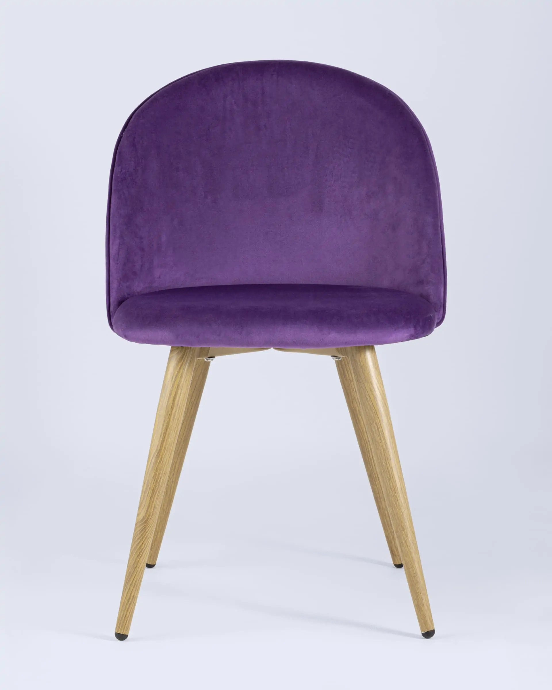 Обеденная группа стол Target 80*80, 4 стула Лион велюр с ромбами лиловый