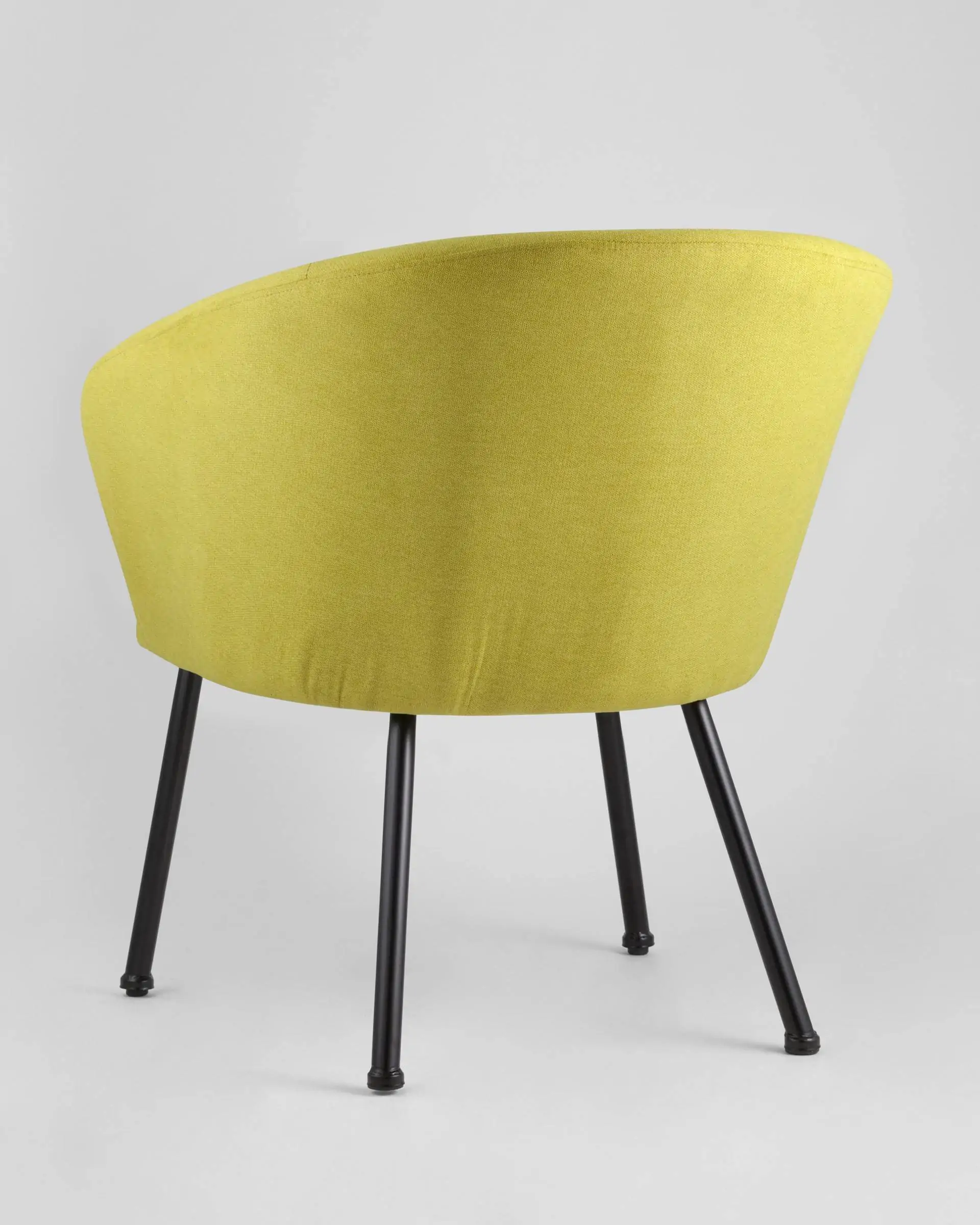 Кресло Декстер травяное черные металлические ножки