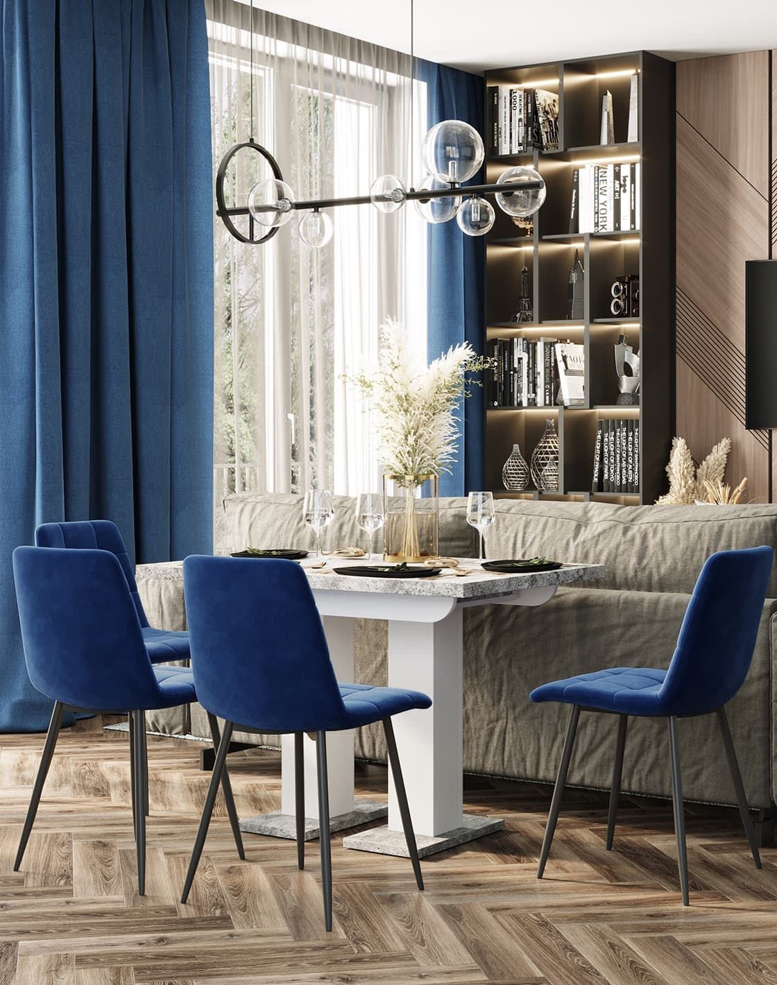 Стол и стулья в интерьере - Oma-home.ru