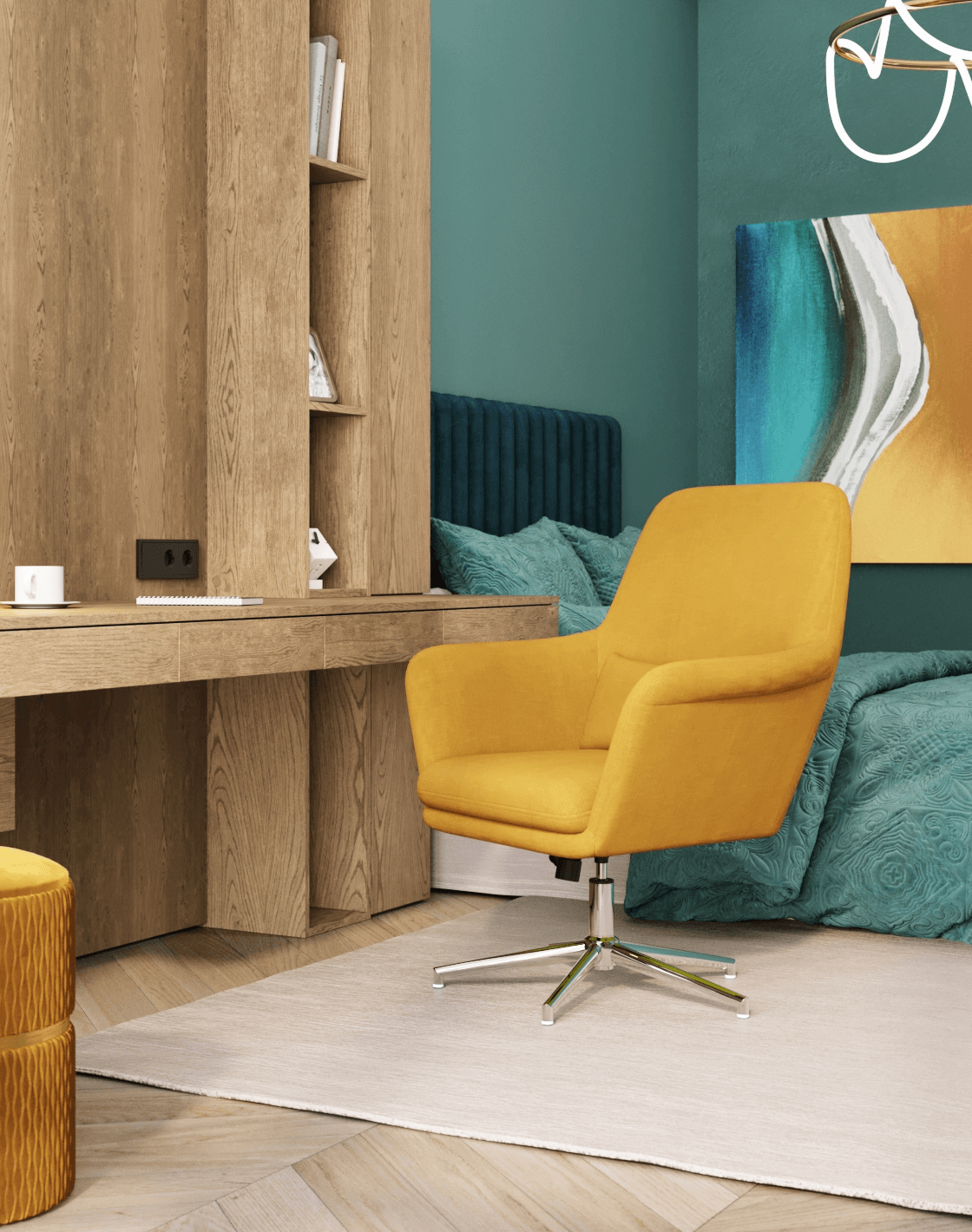 Пуф Джесси, Кресло Рон