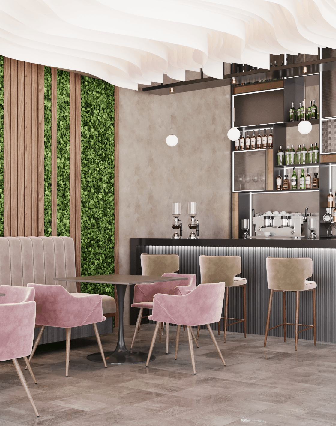 Стул Монарх, Стул полубарный Матео, Светильник подвесной Host