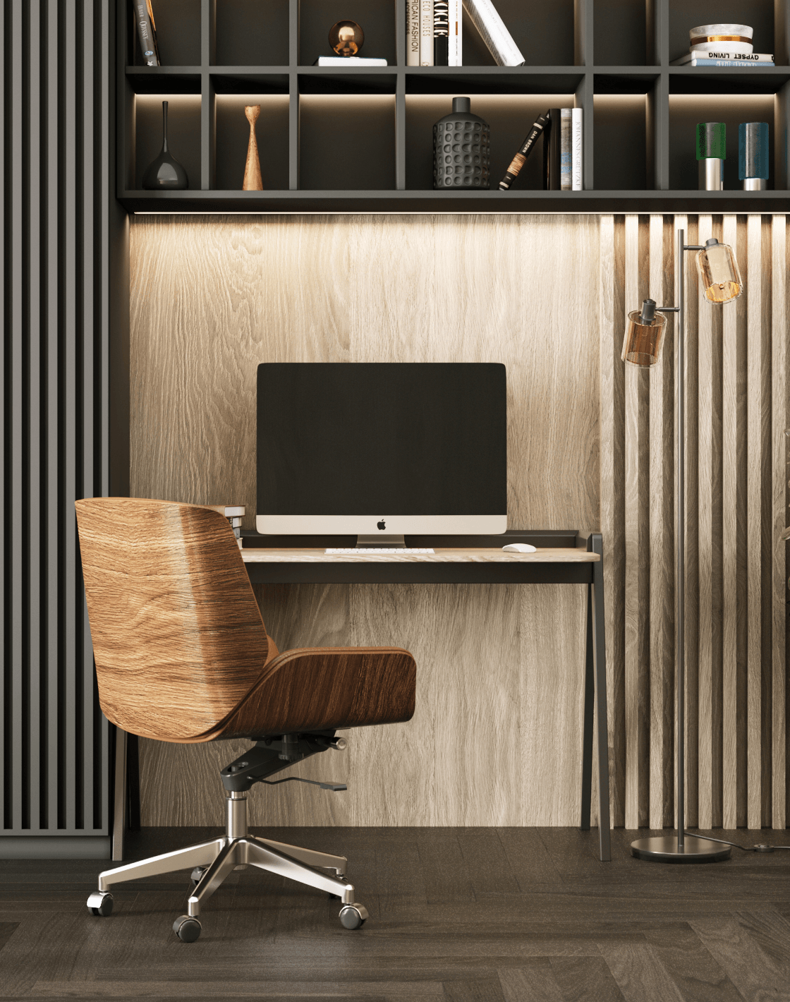 Торшер Suspent, Стол письменный Pyramid