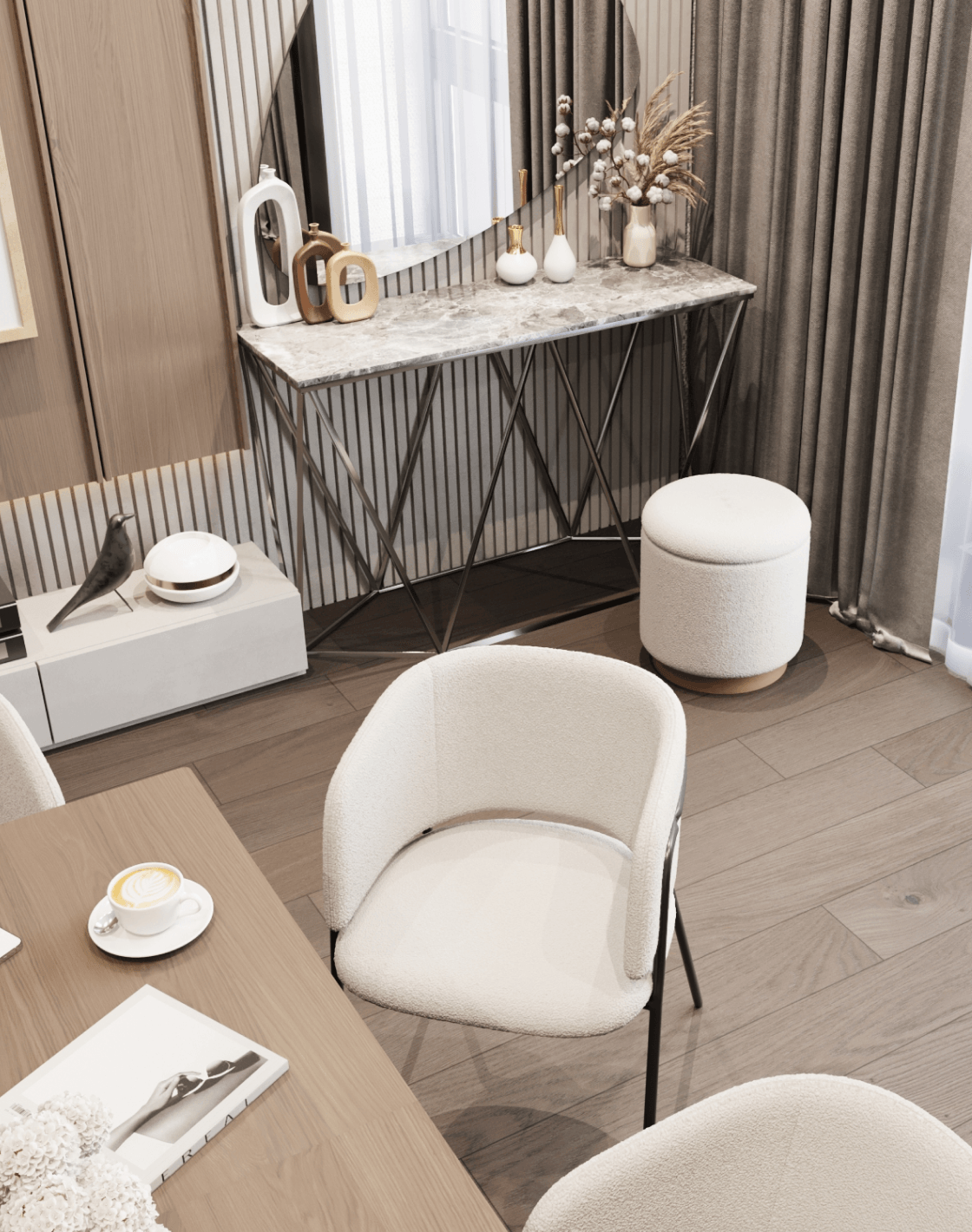 Пуф Холли, Стул Нэлли, Консоль Авалон