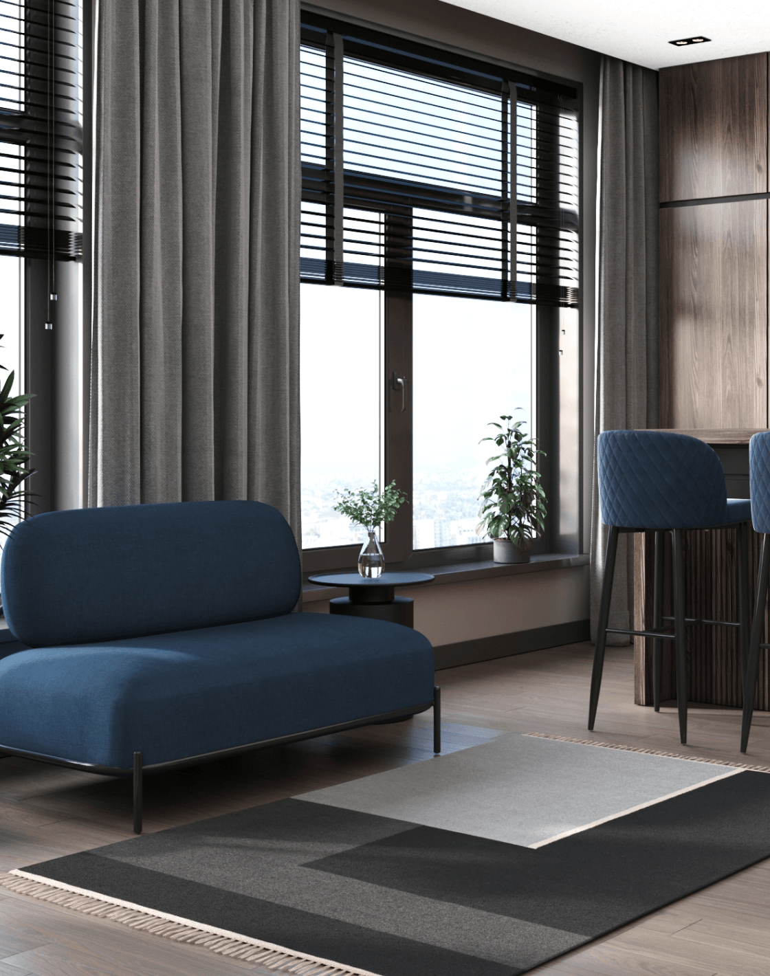 Диван Стоун, Стул барный Оскар