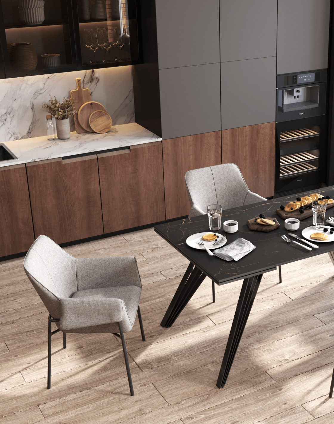 Кресло Бесс, Стол Пандора