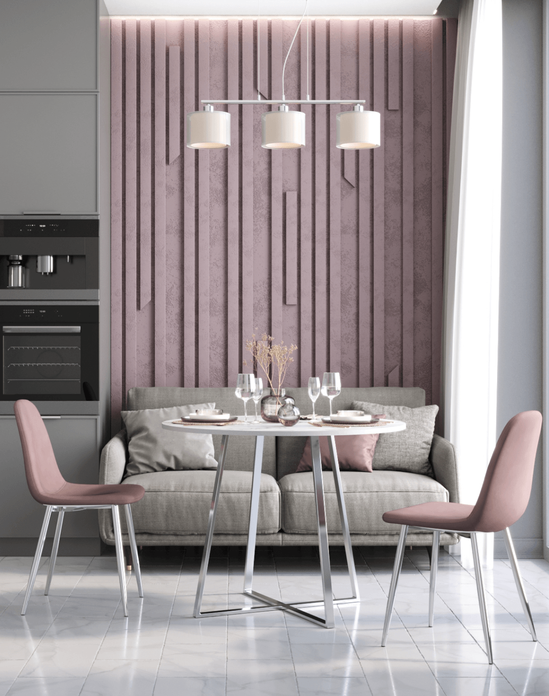 Стол Дакота, Стул Валенсия SN, Люстра подвесная Room