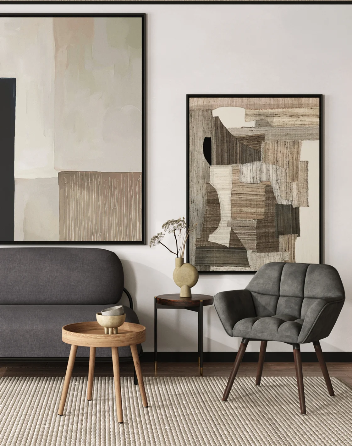 Диван Стоун, Кресло Брайан, Журнальный столик Вуди