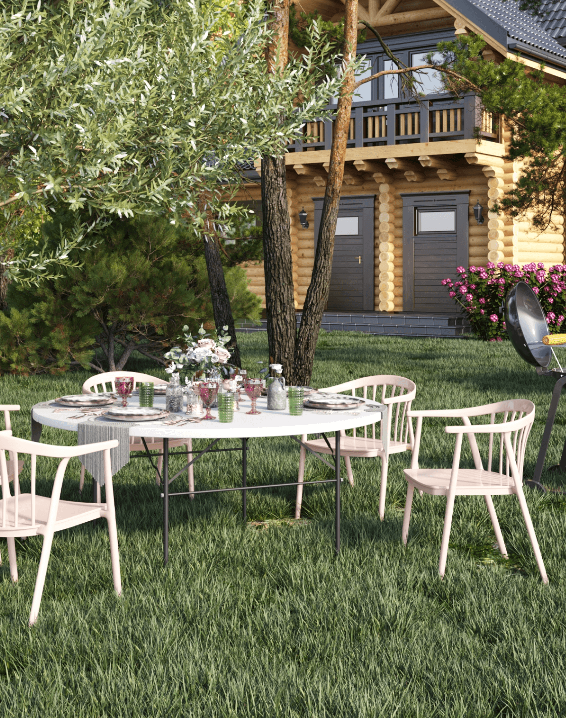 Стул Campo, Стол складной Кейт