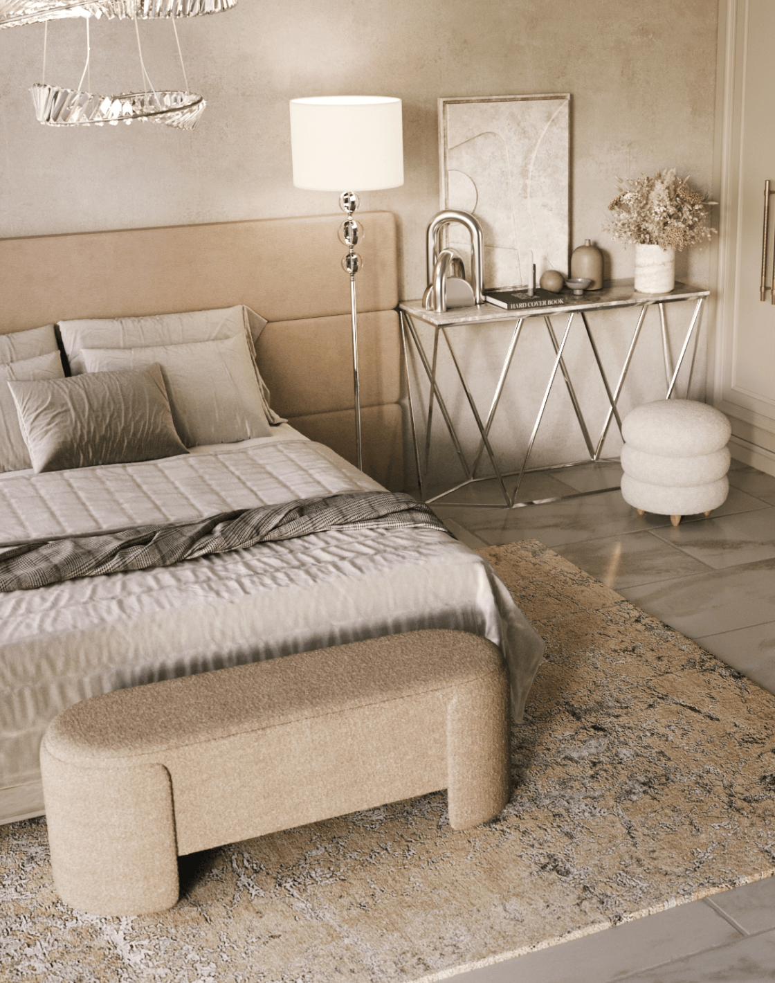 Пуф Винни, Банкетка Taks, Торшер Brulee, Консоль Авалон