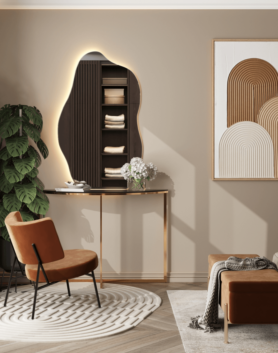 Консоль Альба, Банкетка Болейн