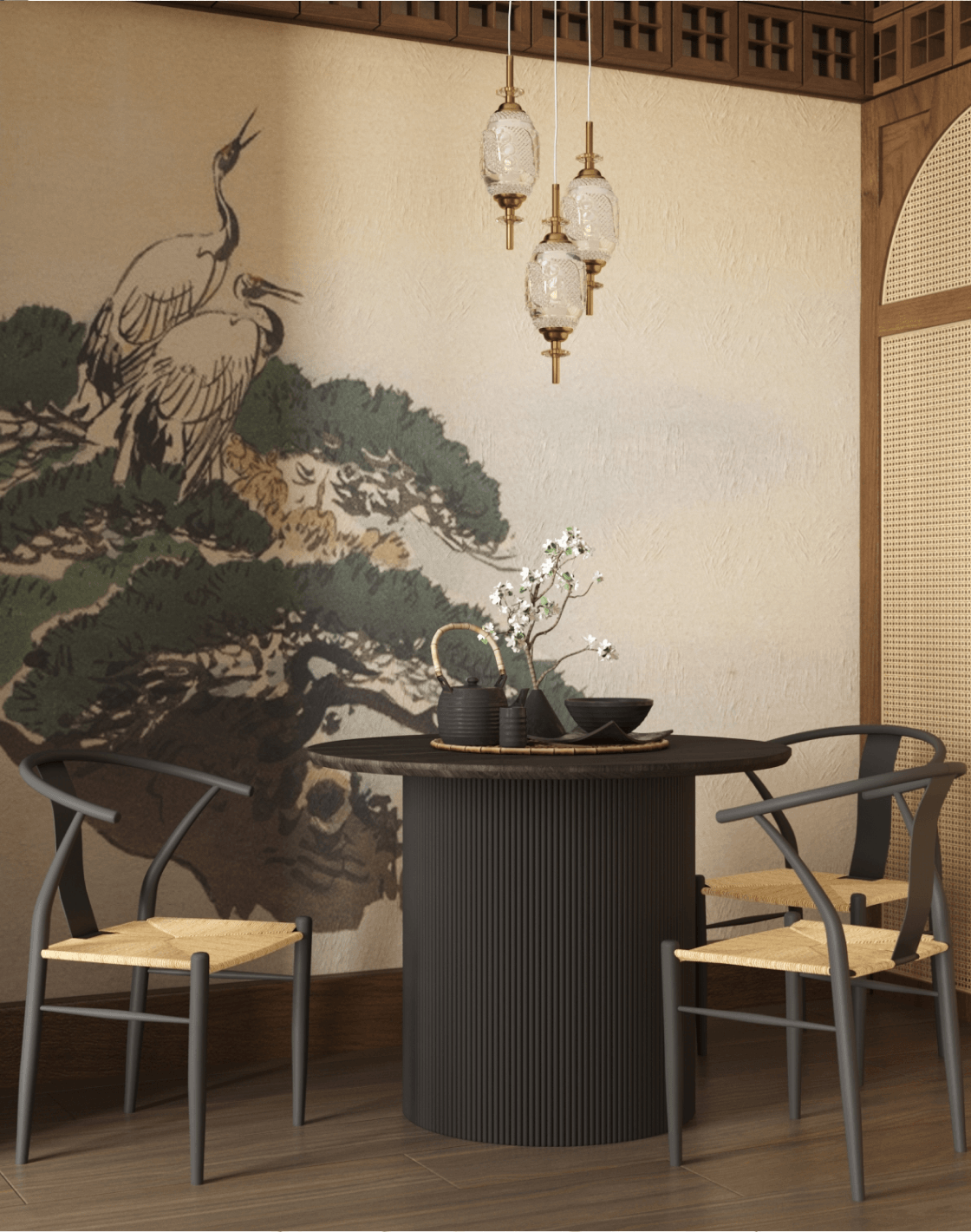 Стол Ballet, Стул Wishbone Style, Светильник подвесной Tale Стол Ballet, Стул Wishbone Style, Светильник подвесной Tale