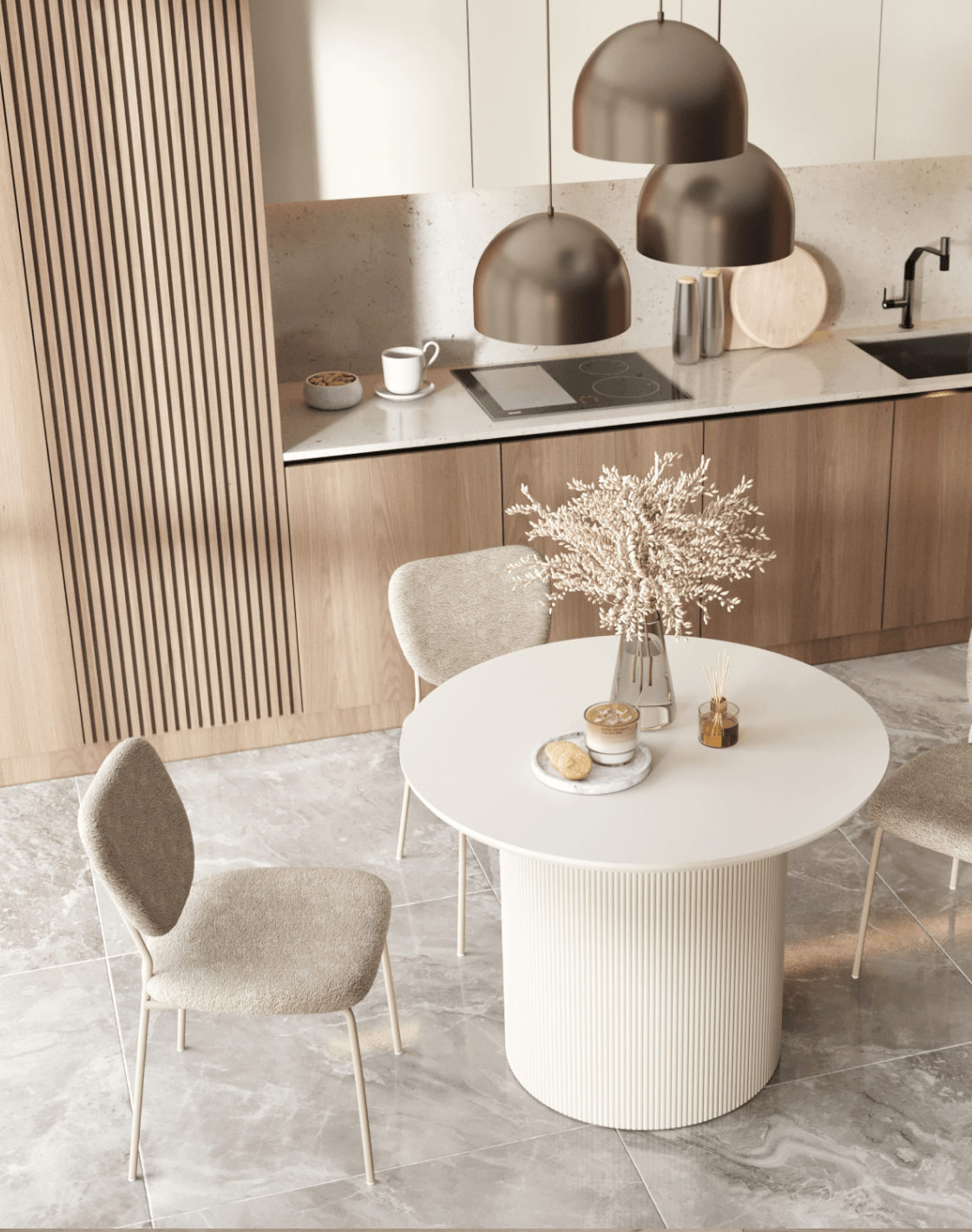 Стул Gigi, Стол Ballet, Светильник подвесной Alva