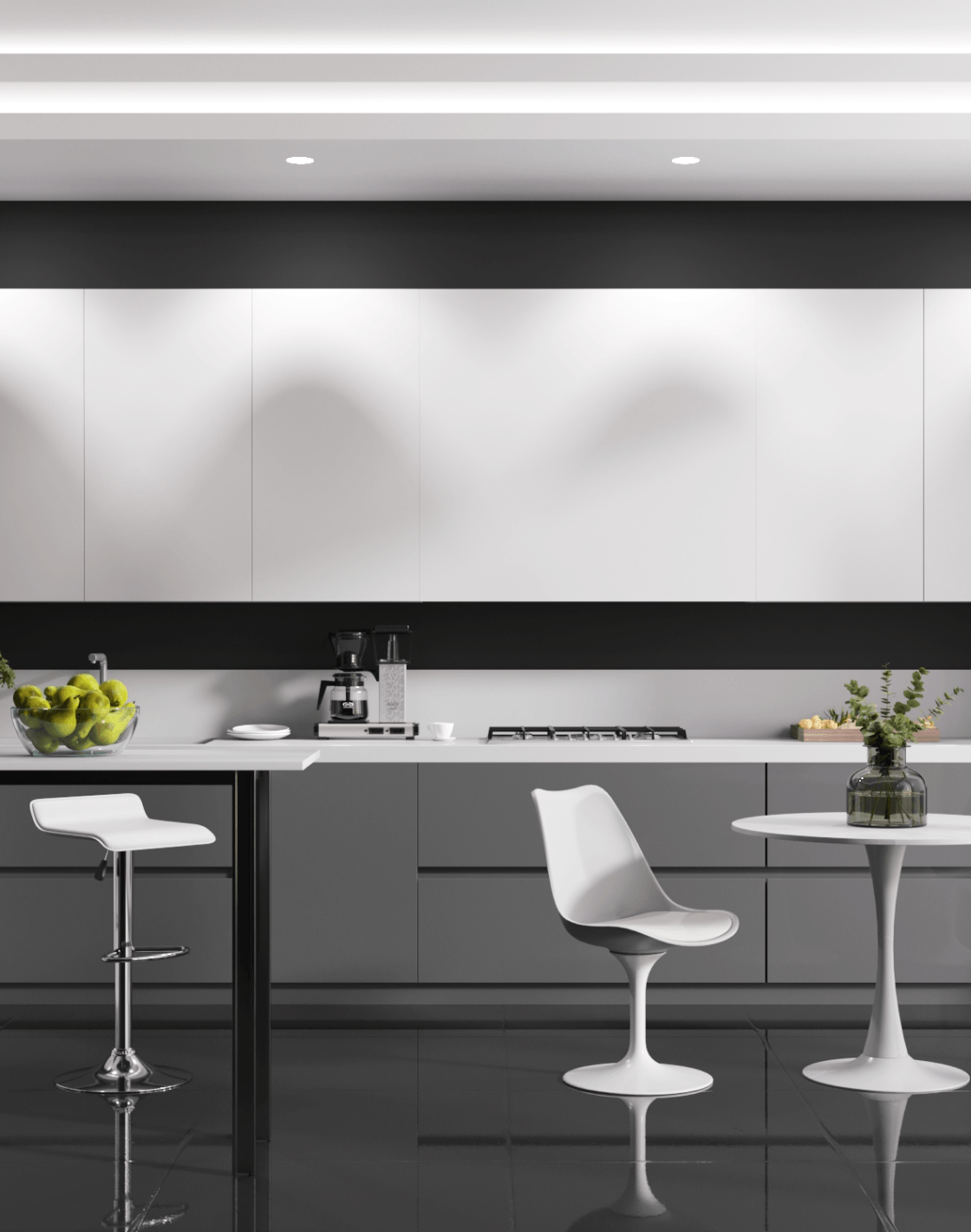 Стул Tulip, Стул барный Хай-Тек