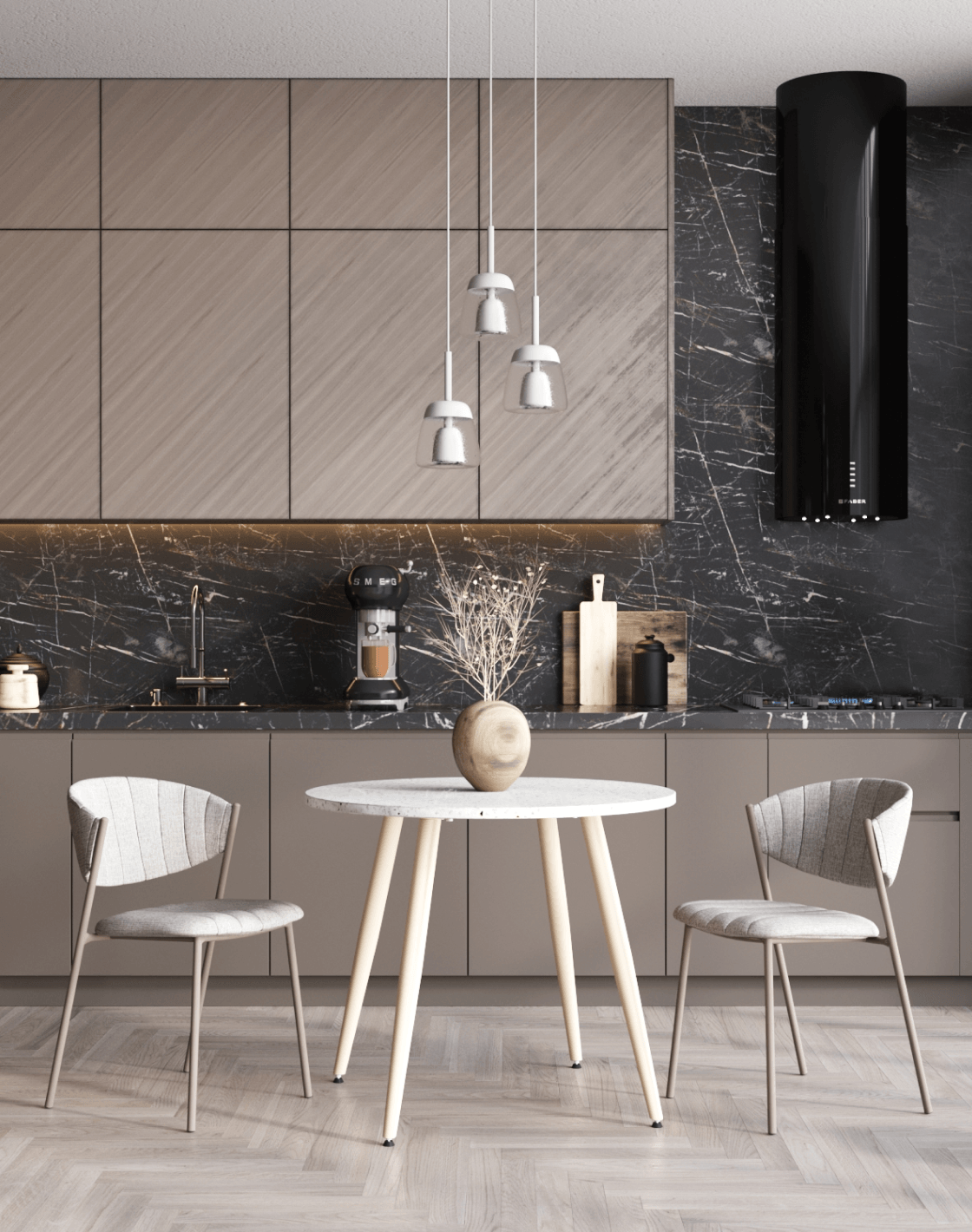 Стул Харпер, Стол Nymphaea, Светильник подвесной Eir