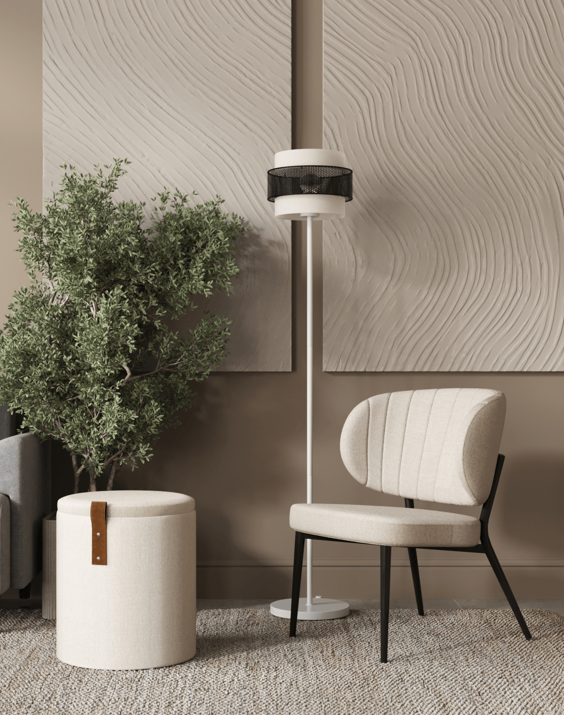 Пуф Эркки, Кресло Руби, Торшер Gela