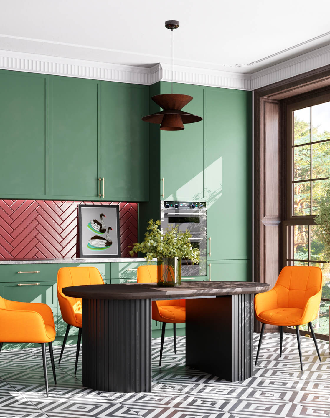 Стул Noa, Стол Ballet, Светильник подвесной Mantis