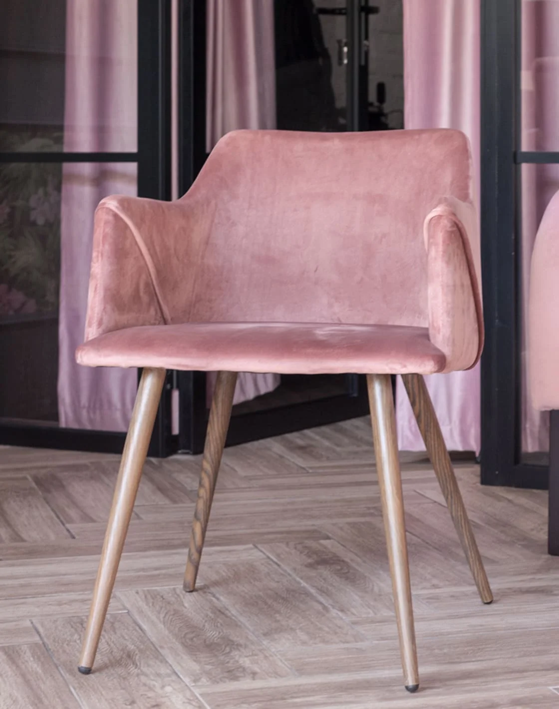 Стул Монарх розовый