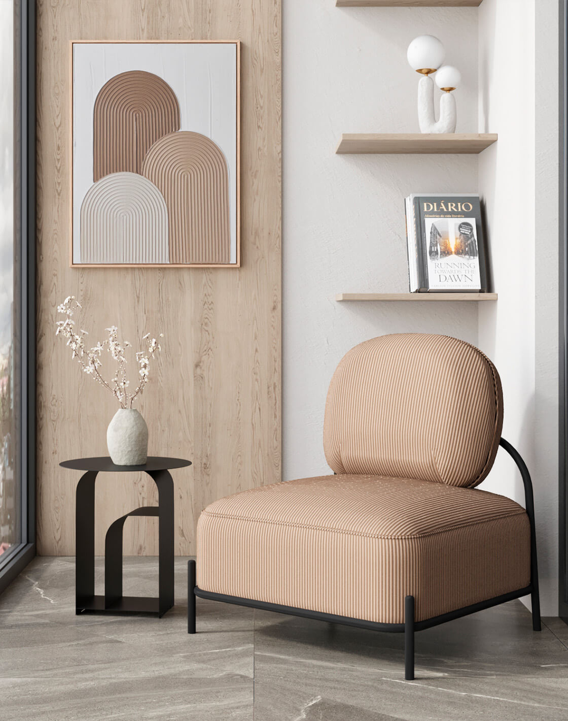 Кресло Стоун, Журнальный столик Arwel 