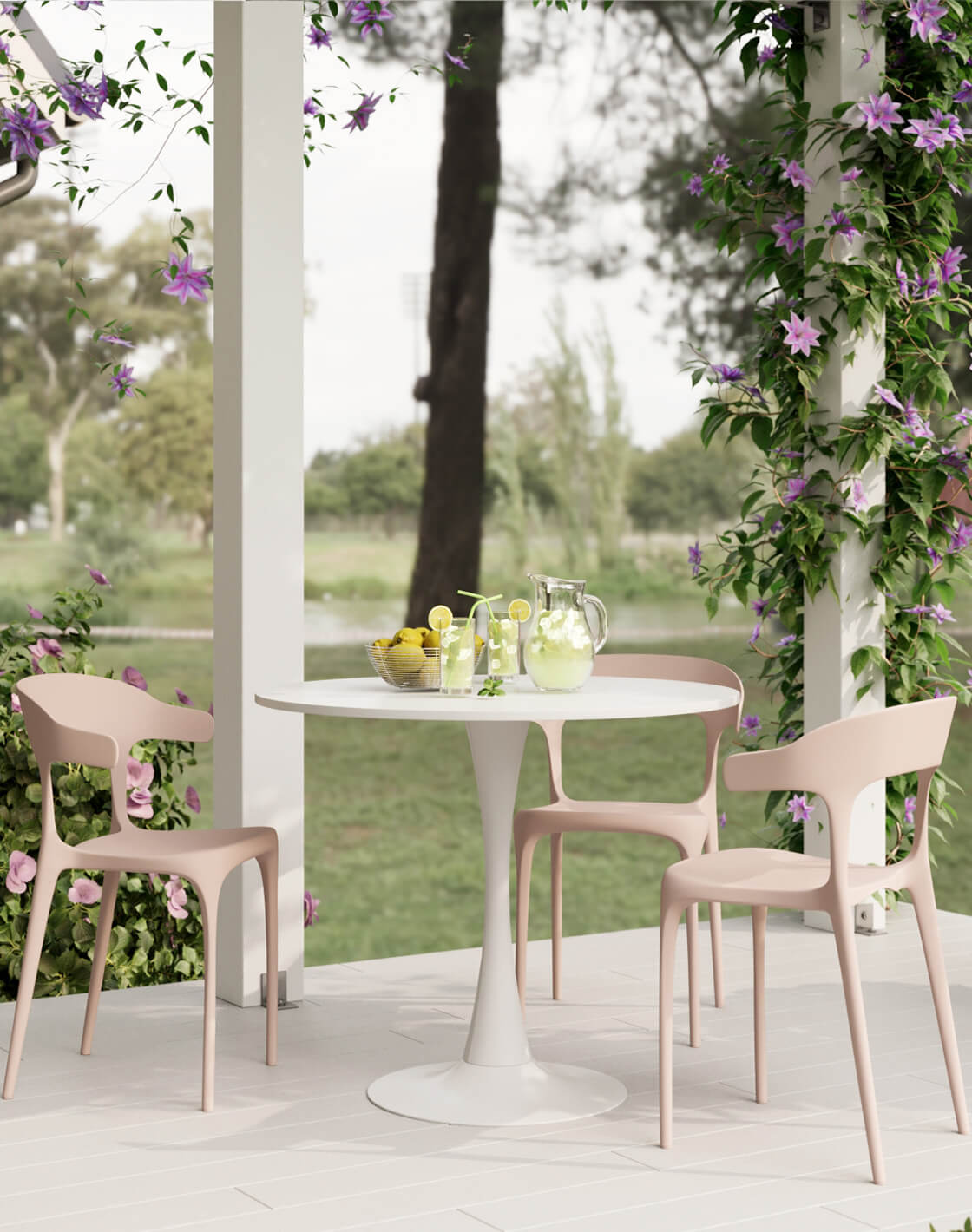 Стул Neo, Стол Tulip 